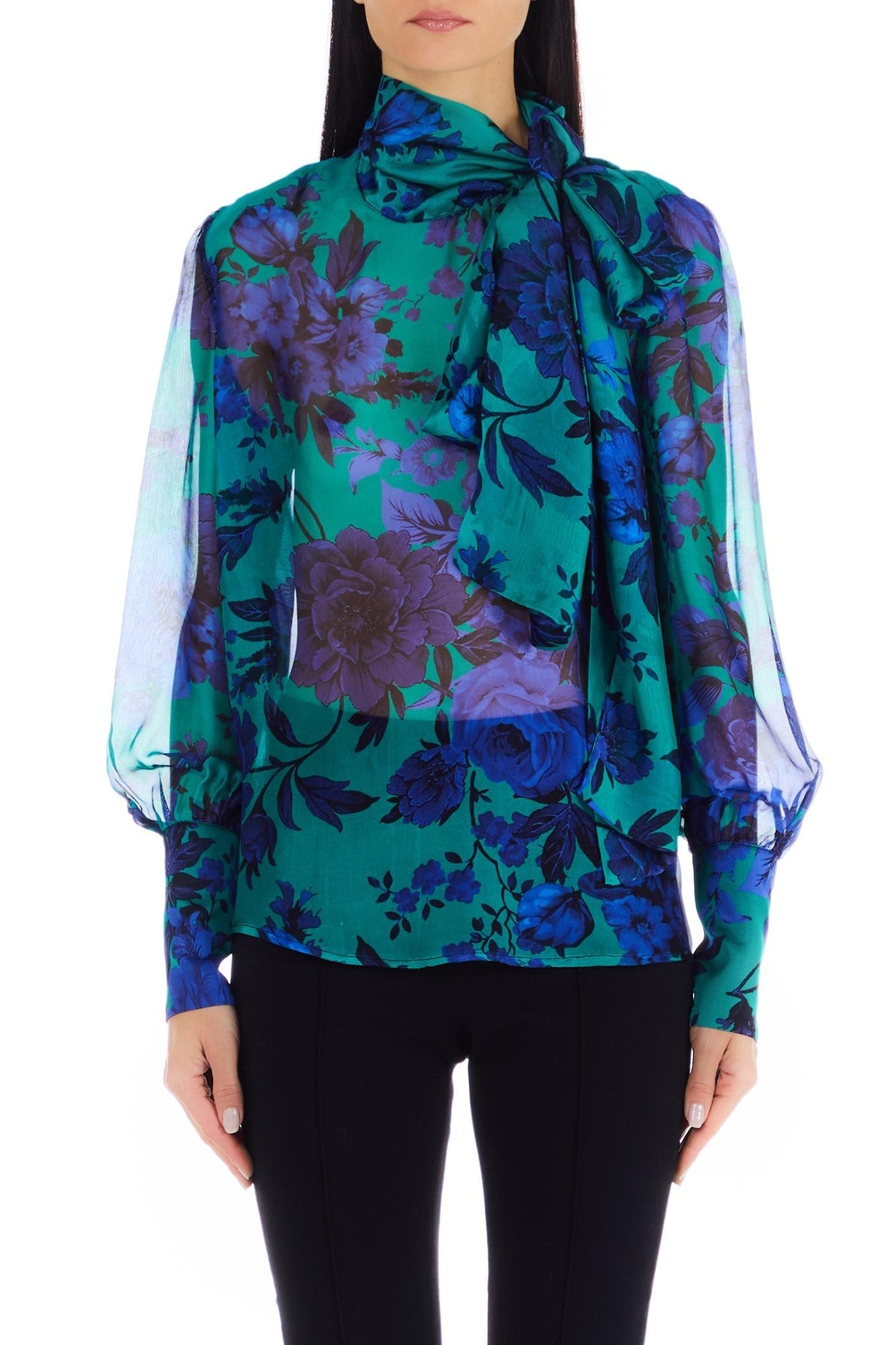 Camasa DAMA LIU JO cu imprimeu floral IMBRACAMINTE LIU JO Print 38 8055130897299