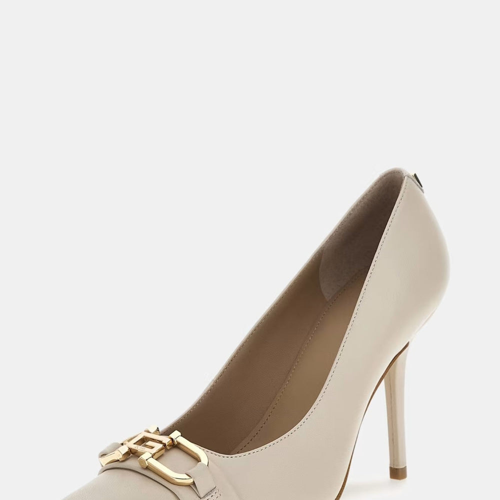 
                      
                        Pantofi GUESS cu toc stiletto din piele INCALTAMINTE GUESS Bej 38 7624926055680
                      
                    