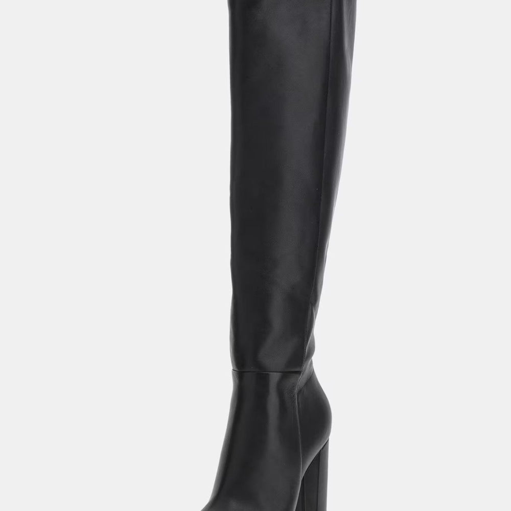 
                      
                        Cizme GUESS De Dama Cu Toc Si Varf Ascutit Din Piele INCALTAMINTE GUESS   
                      
                    