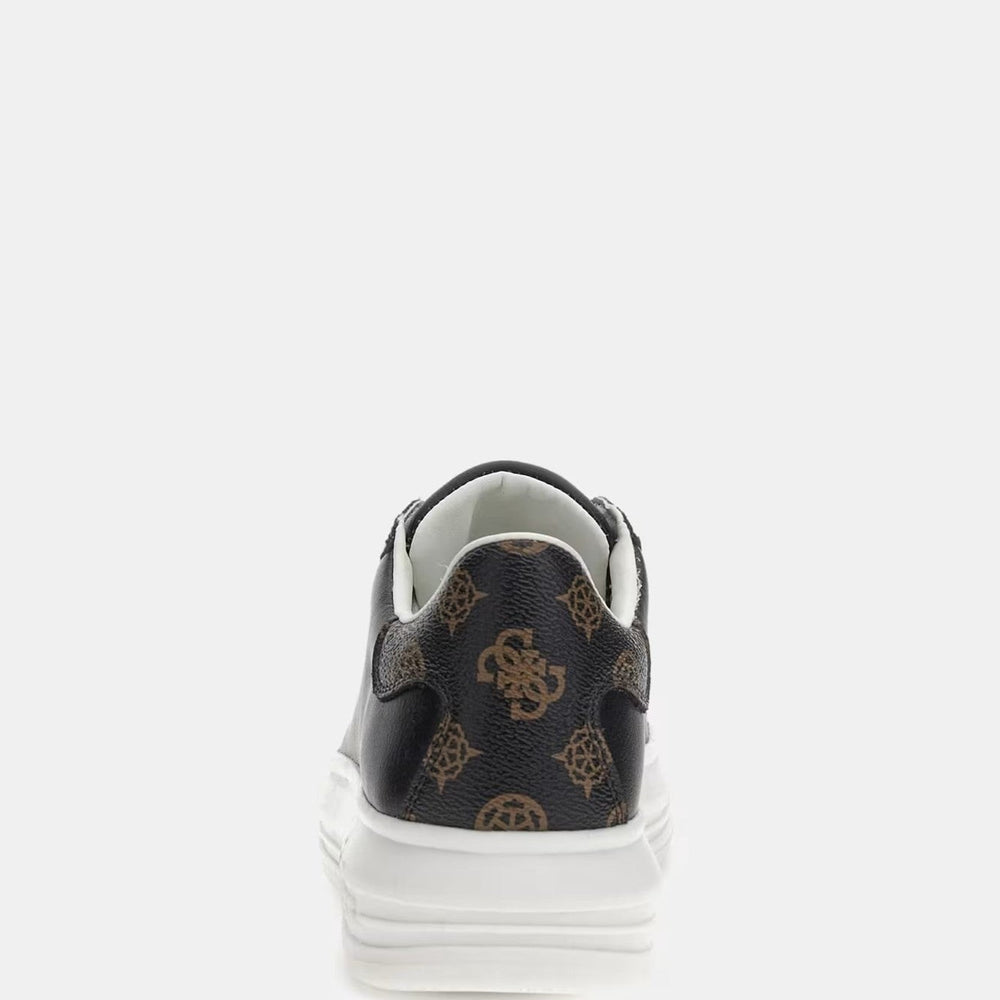 Pantofi sport GUESS cu logo metalic din amestec de piele INCALTAMINTE GUESS   