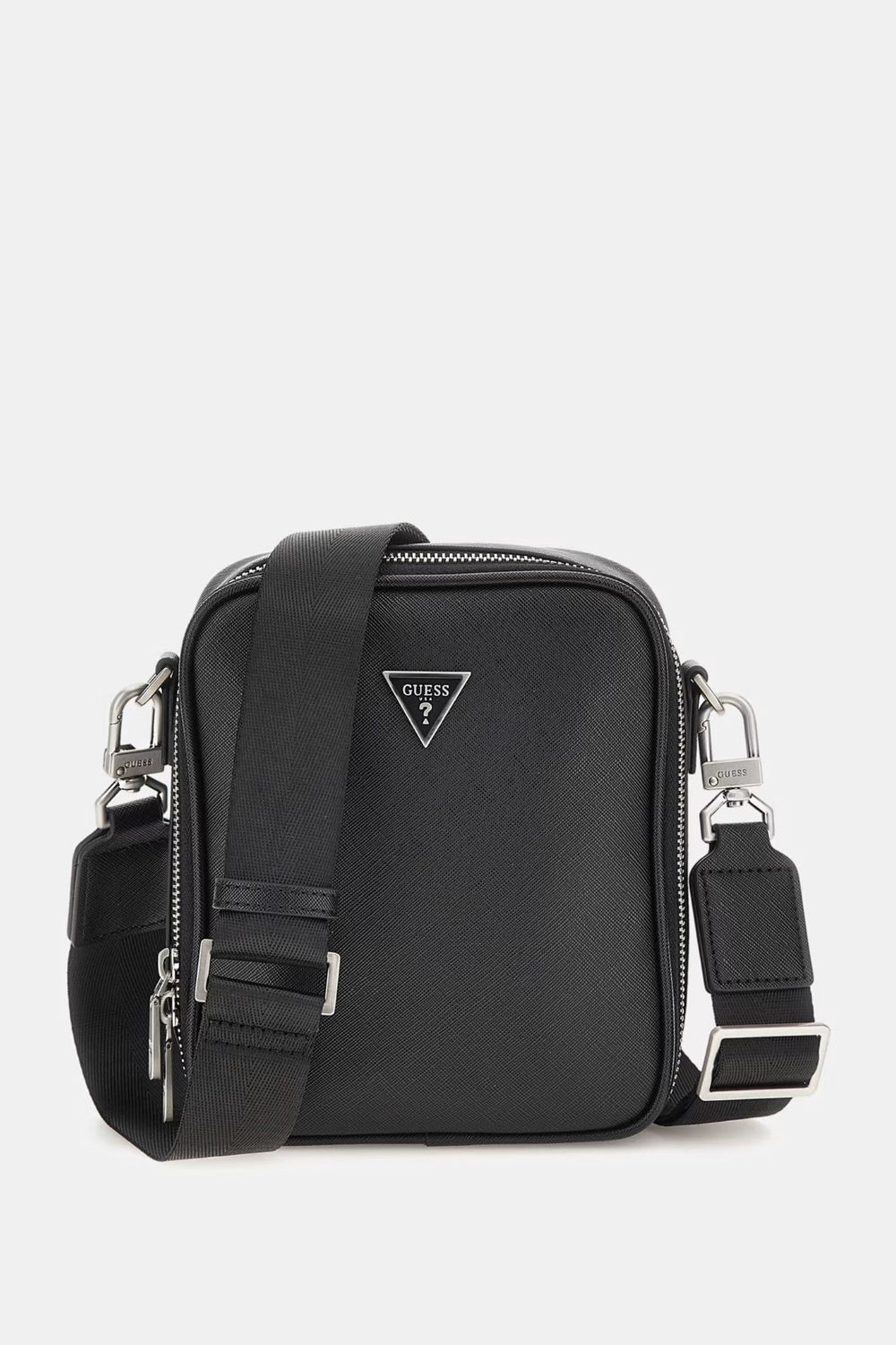 Geanta De Barbati GUESS Cu Logo Metalic ACCESORII GUESS Negru ONE 762207802957