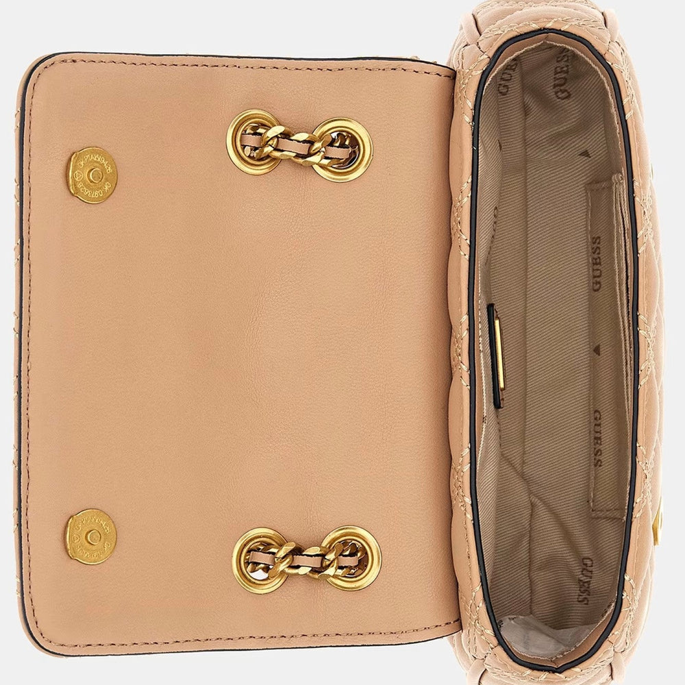
                      
                        Geanta Dama Crossbody Guess Matlasata Cu Logo Frontal CROSSBODY GUESS   
                      
                    