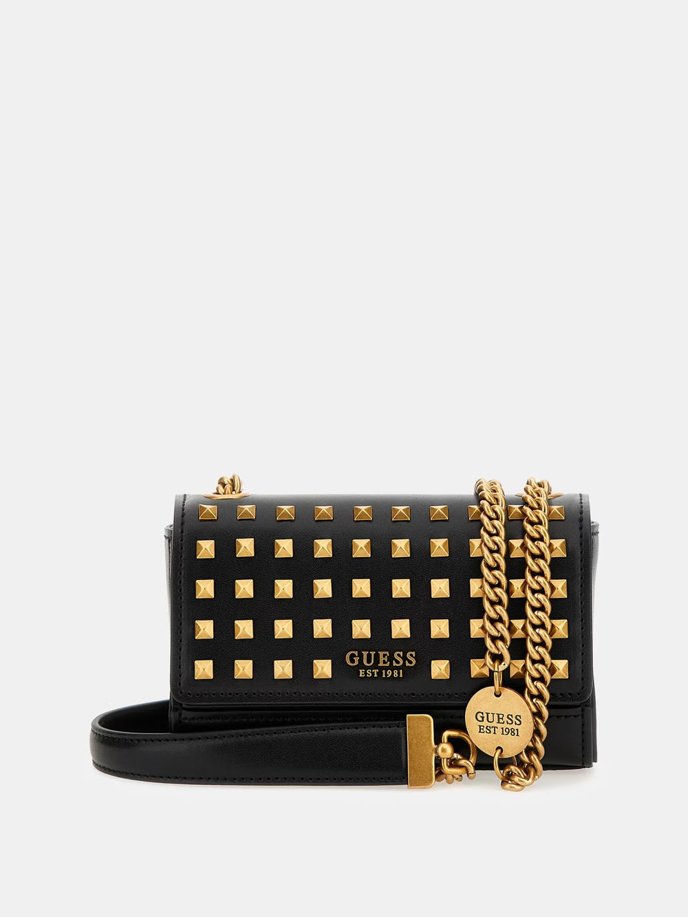 Geanta Dama GUESS cu bareta lantic DE UMAR GUESS Negru ONE 190231734383