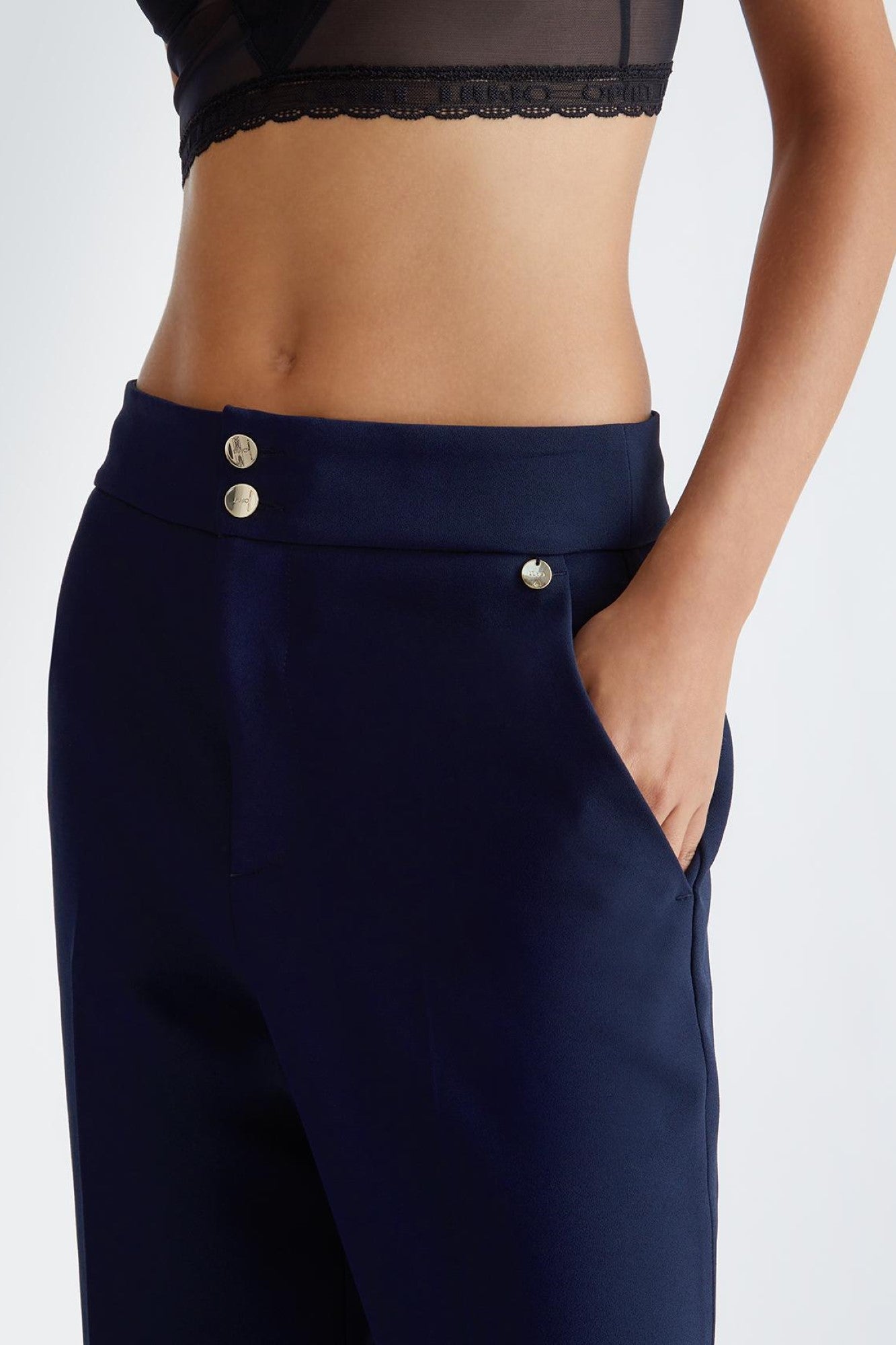 Pantaloni Dama LIU JO evazati IMBRACAMINTE LIU JO   