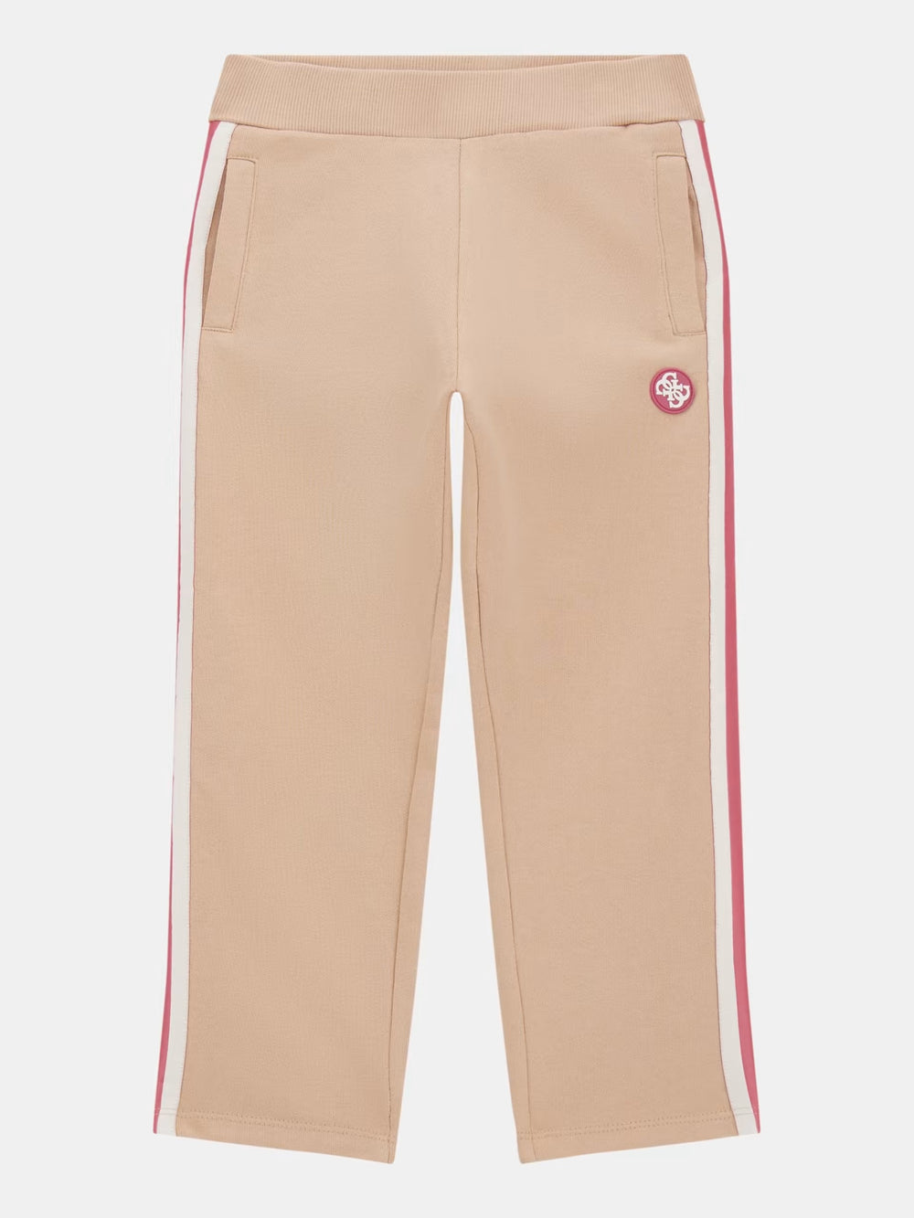 Pantaloni GUESS KIDS sport lejeri cu buzunare IMBRACAMINTE GUESS KIDS Bej 3/6M 7622078657837