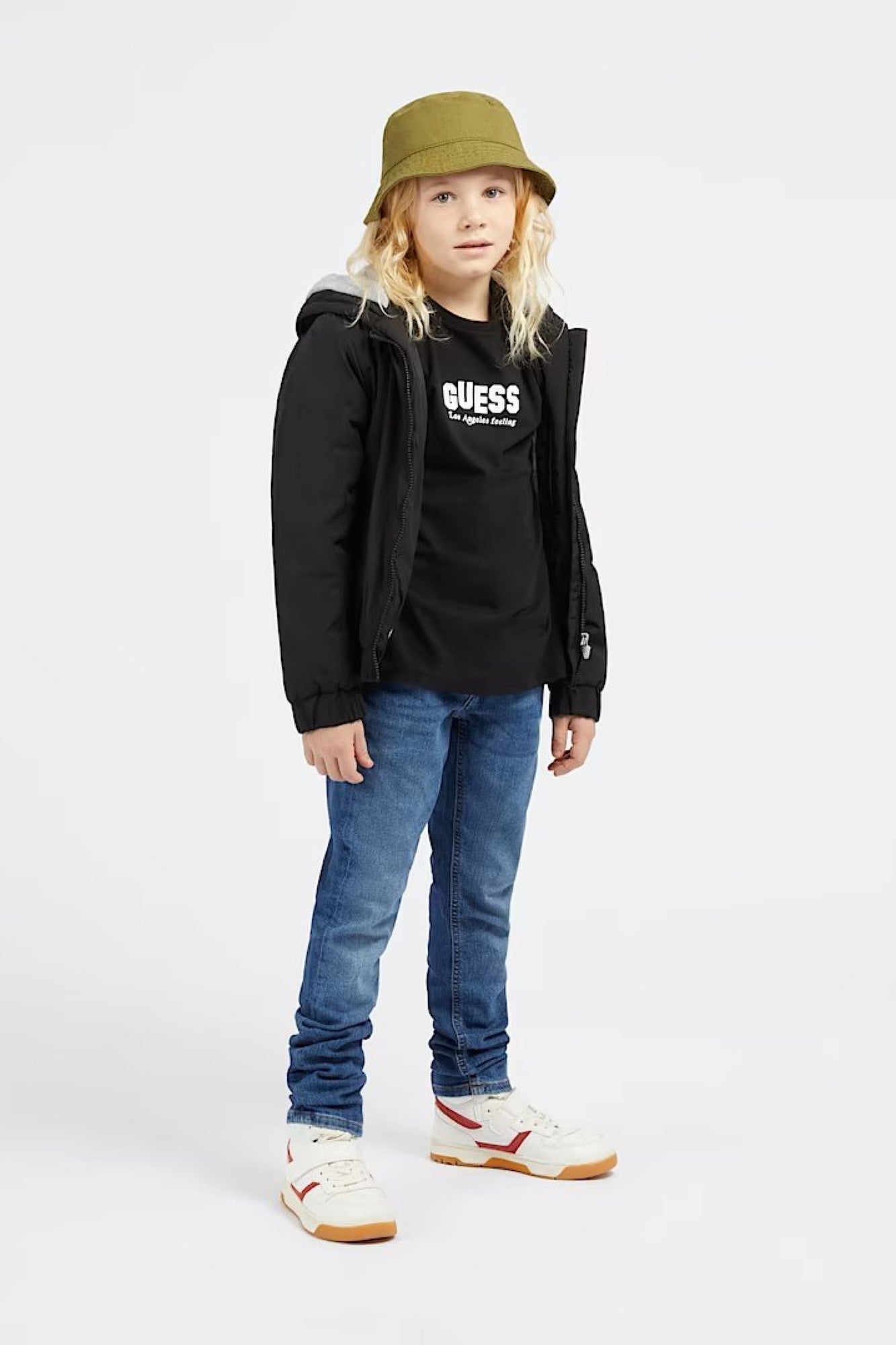 Pantaloni denim GUESS KIDS IMBRACAMINTE GUESS KIDS   