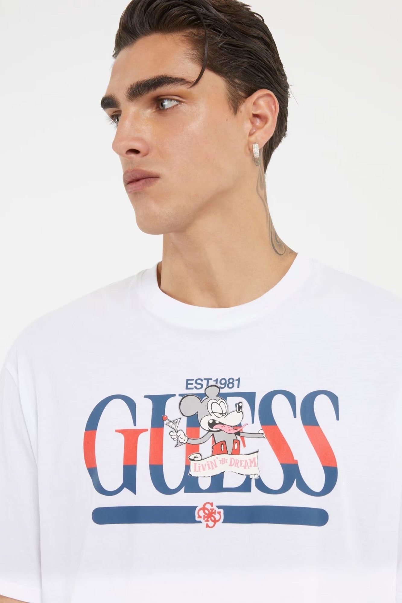 Tricou GUESS cu logo IMBRACAMINTE GUESS   