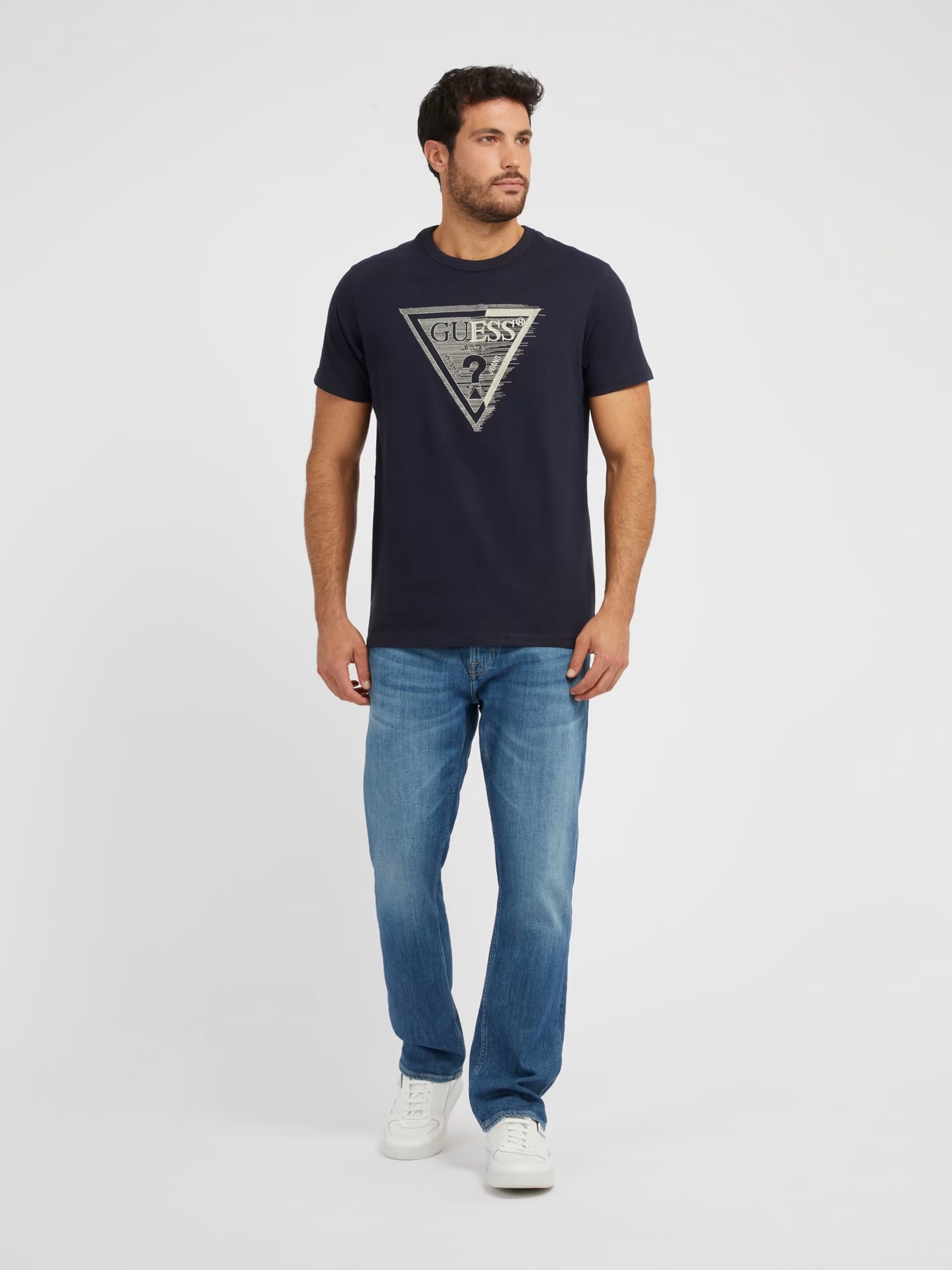 Tricou Barbati GUESS cu logo mare TRICOURI GUESS   