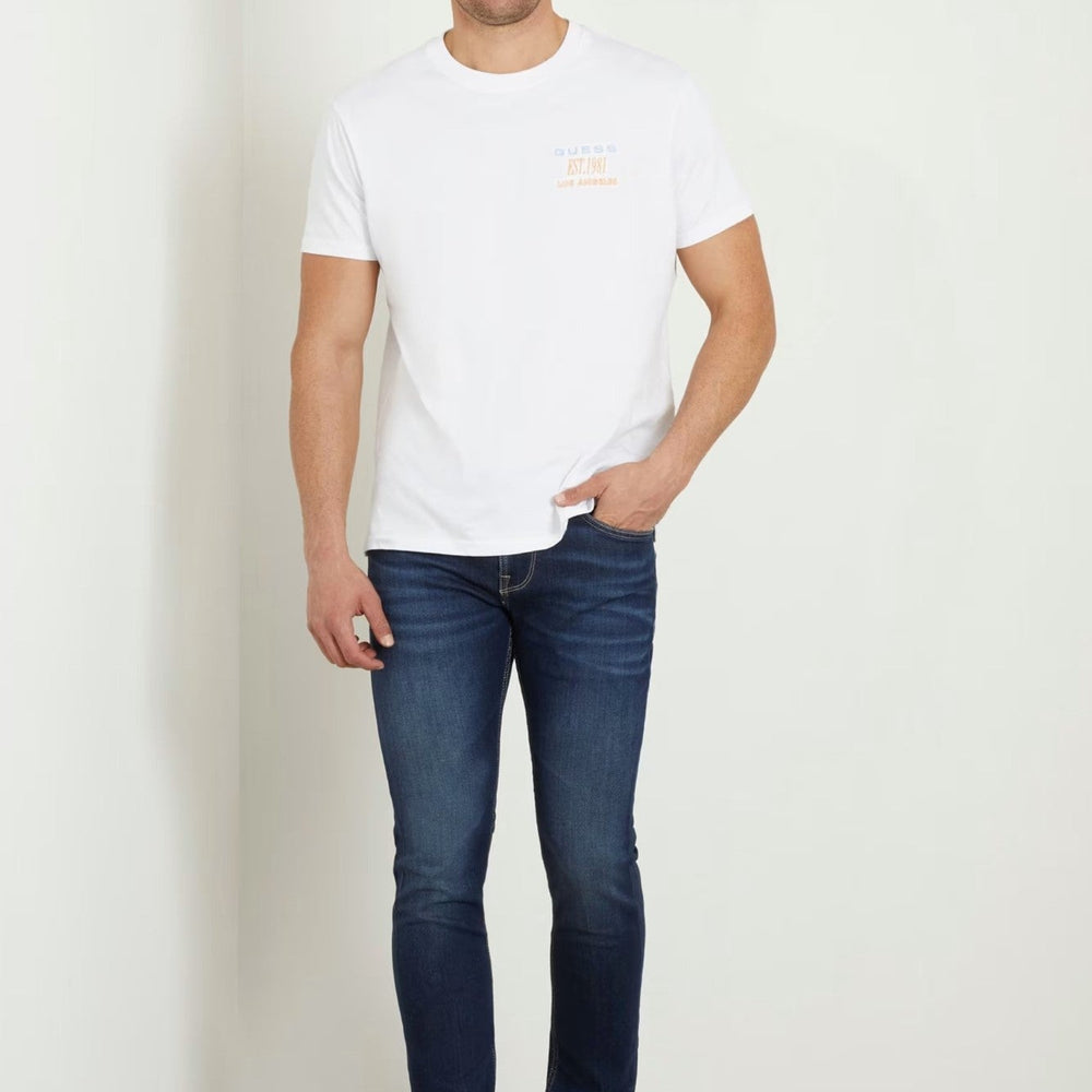 
                      
                        Pantaloni Denim GUESS De Barbati Cu Talie Medie si Croiala Slim Fit Conici IMBRACAMINTE GUESS   
                      
                    