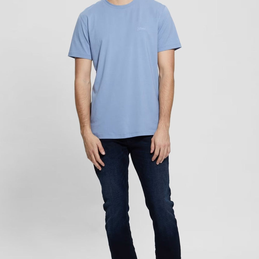 
                      
                        Tricou GUESS De Barbati Cu Logo Brodat La Piept Si Guler Rotund IMBRACAMINTE GUESS   
                      
                    