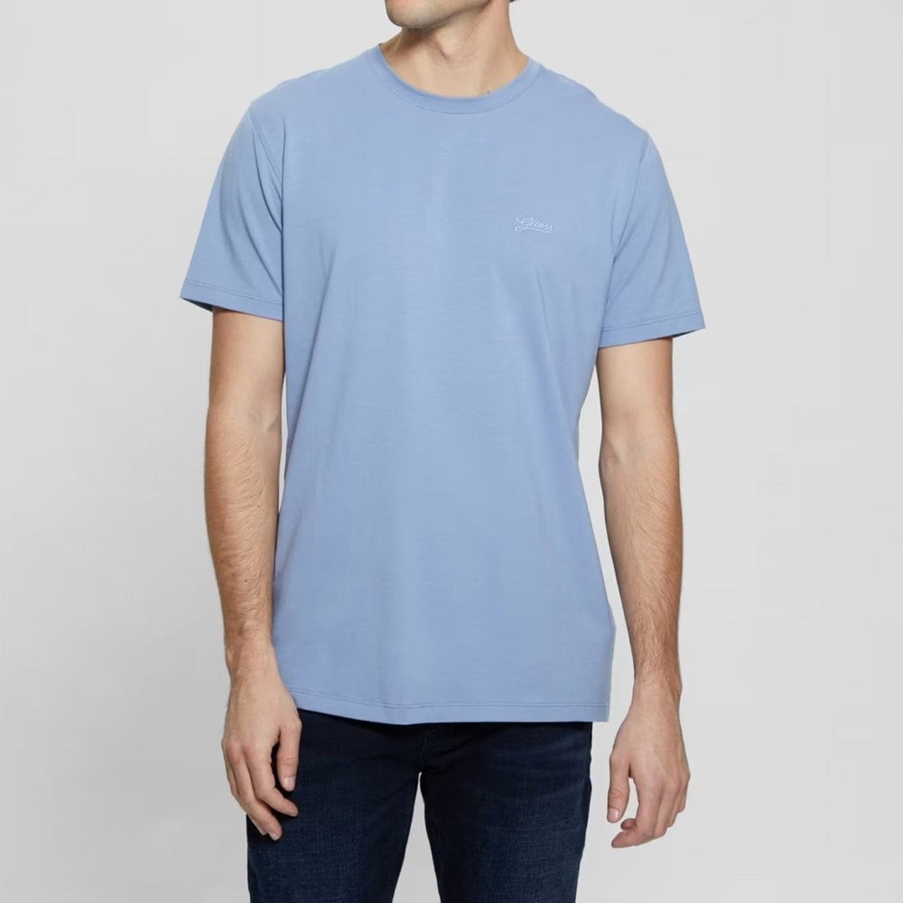 
                      
                        Tricou GUESS De Barbati Cu Logo Brodat La Piept Si Guler Rotund IMBRACAMINTE GUESS   
                      
                    