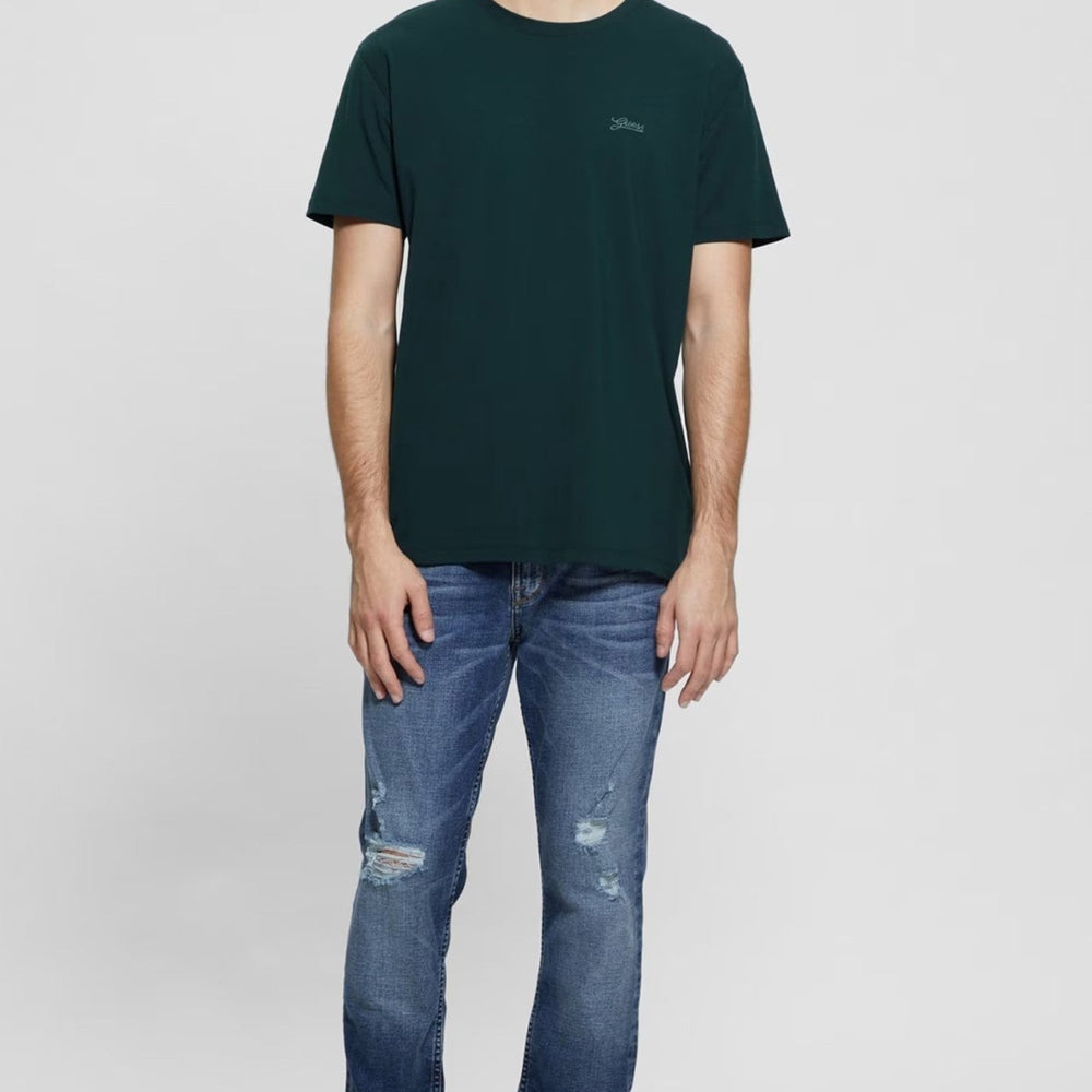 
                      
                        Tricou GUESS De Barbati Cu Logo Brodat La Piept Si Guler Rotund IMBRACAMINTE GUESS   
                      
                    
