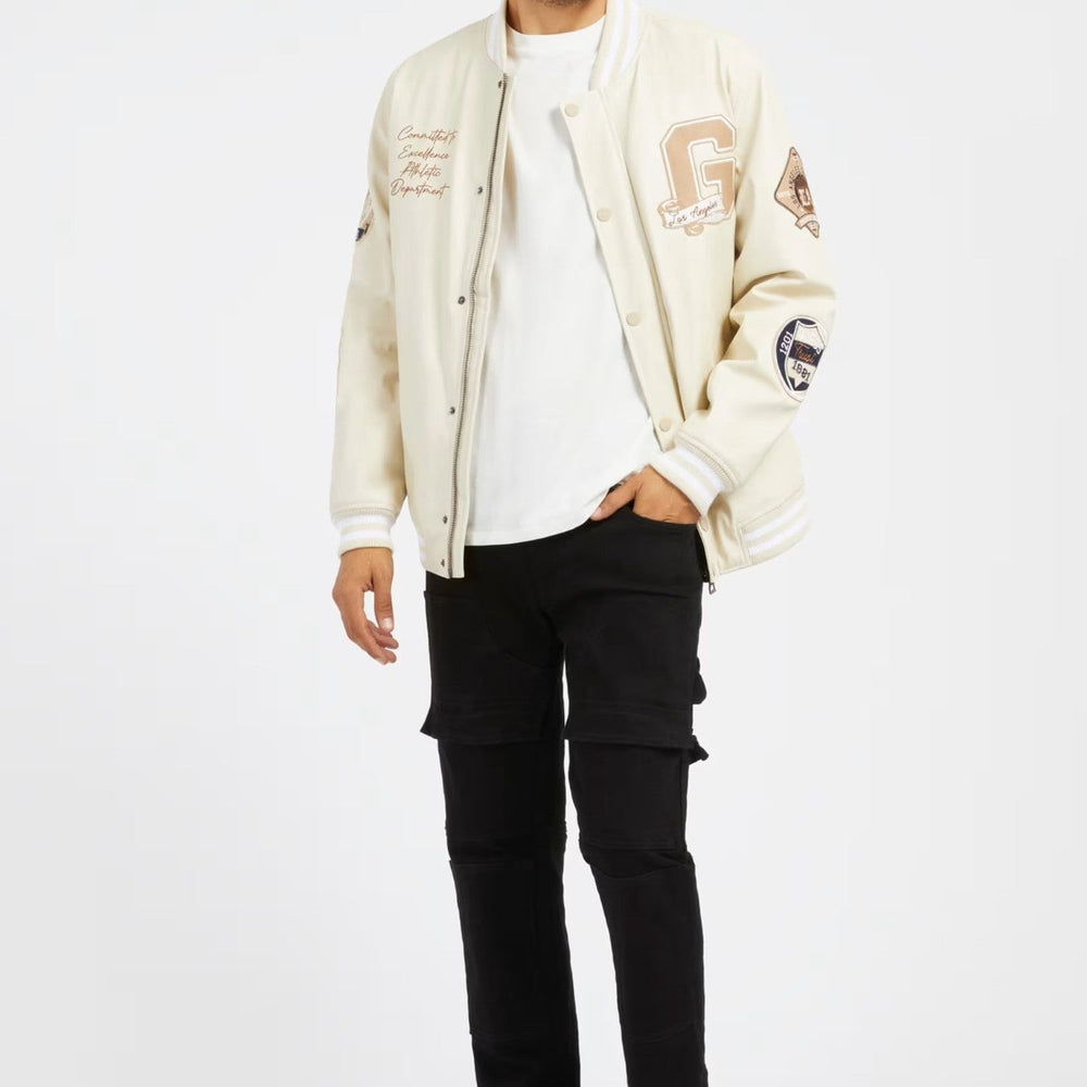 
                      
                        Geaca GUESS De Barbati Bomber Cu Petice IMBRACAMINTE GUESS   
                      
                    