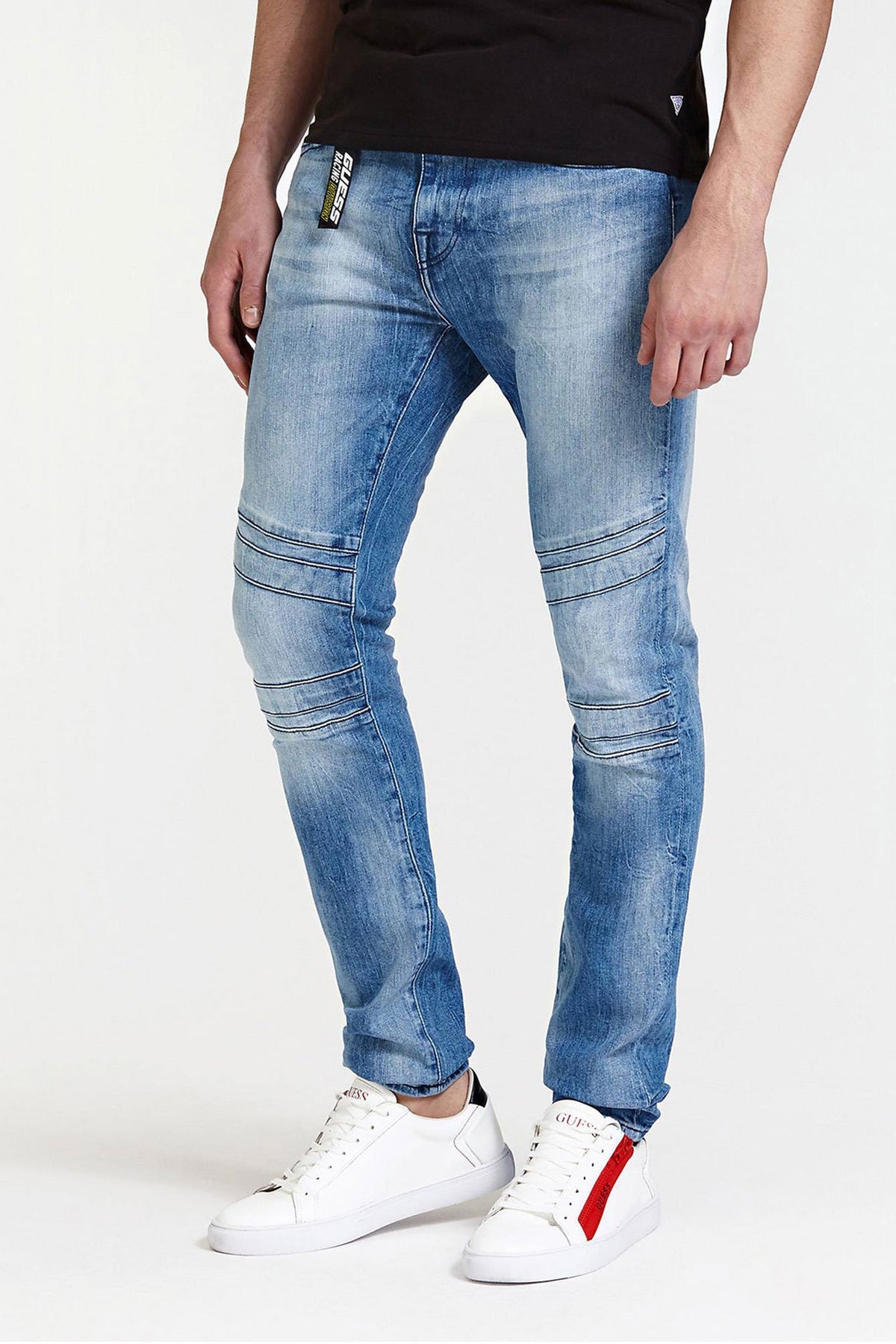 Pantaloni Denim GUESS UB10M91A13D3ID1 PANTALONI DENIM GUESS Albastru 28 SS19