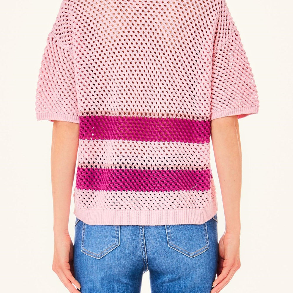 
                      
                        Top LIU JO crosetat multicolor cu guler clasic IMBRACAMINTE LIU JO   
                      
                    