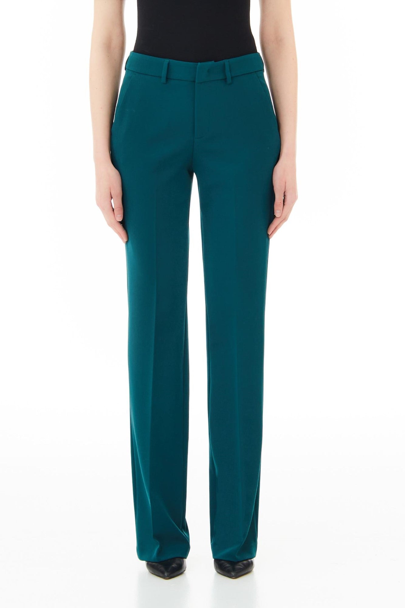 Pantaloni Dama LIU JO cu buzunare IMBRACAMINTE LIU JO Verde 38 8054944111676