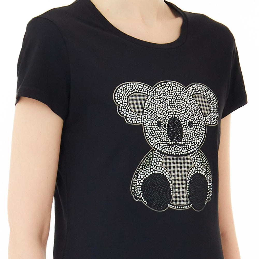 
                      
                        Tricou DAMA LIU JO cu imprimeu ursulet cu strasuri IMBRACAMINTE LIU JO   
                      
                    