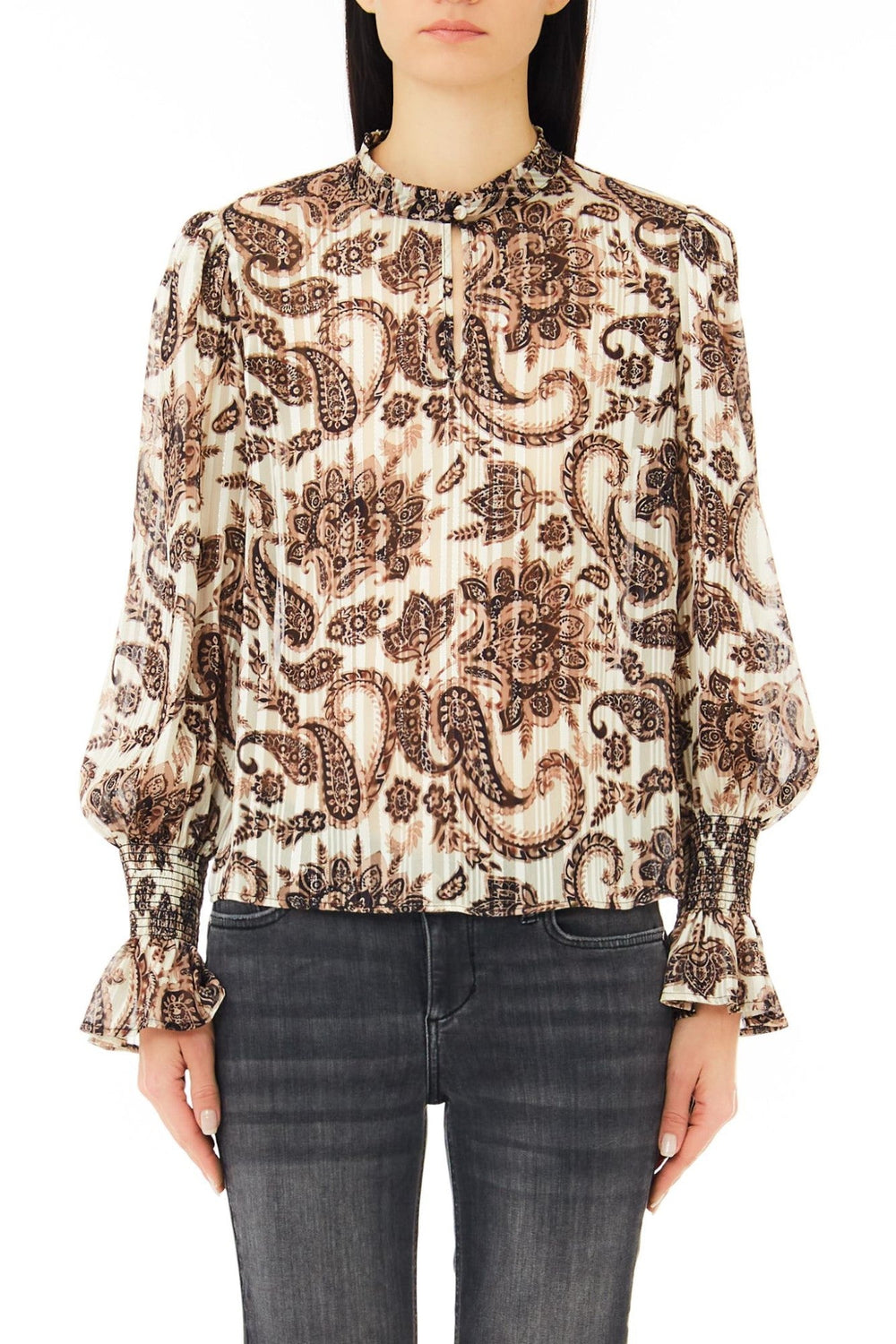Camasa Dama LIU JO cu maneci lungi IMBRACAMINTE LIU JO Print 38 8054944147743