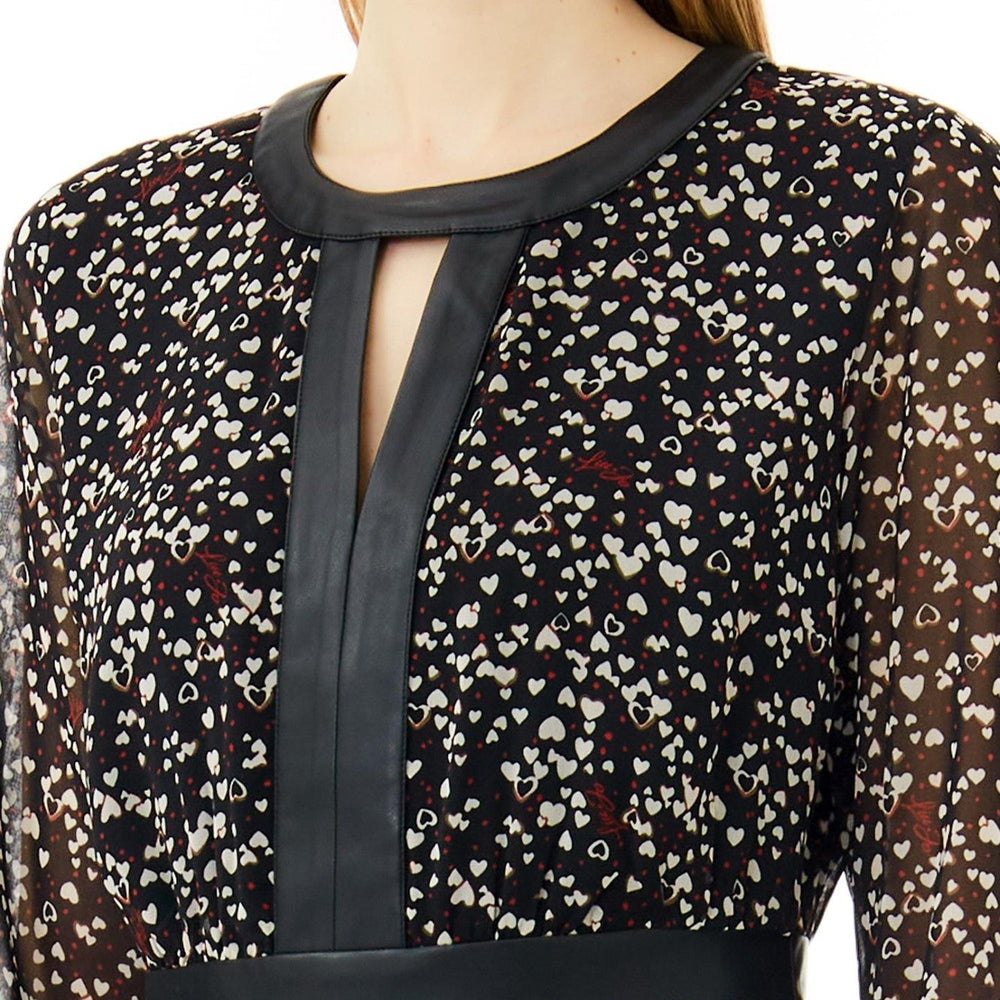 
                      
                        Rochie Dama LIU JO cu insertii din imitatie de piele IMBRACAMINTE LIU JO   
                      
                    