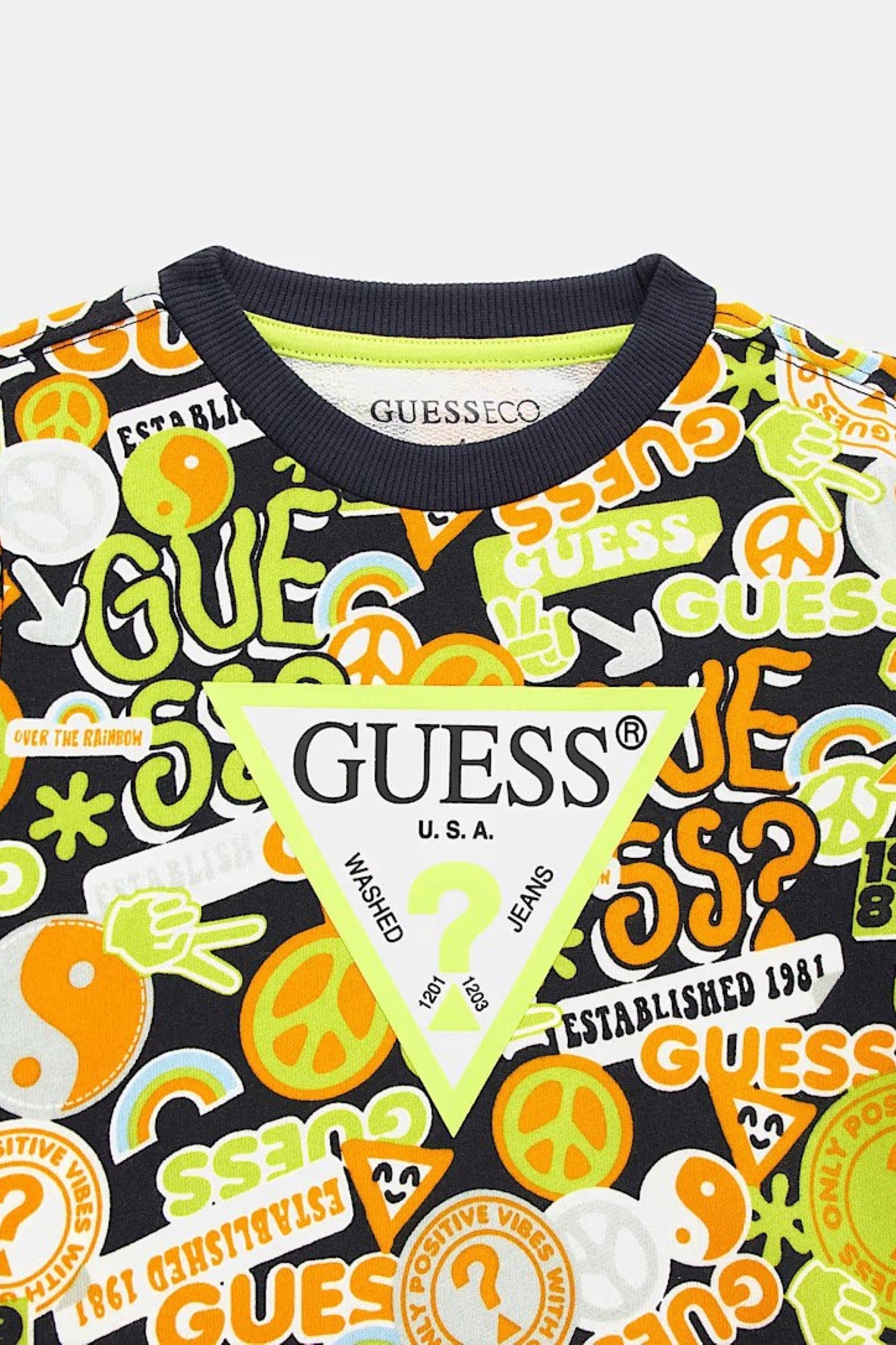 Bluza GUESS KIDS cu print IMBRACAMINTE GUESS KIDS   