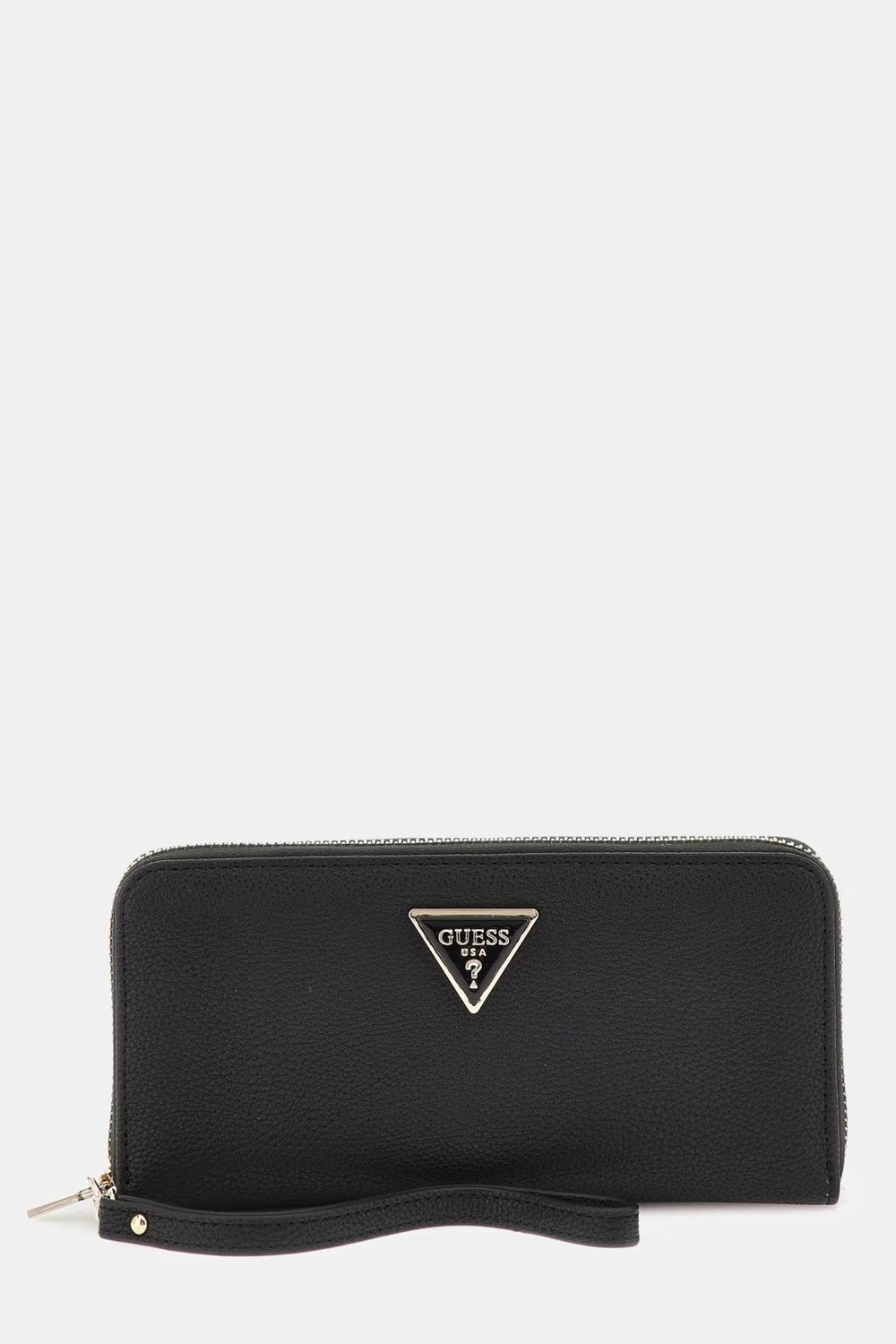 Portofel dama GUESS cu logo metalic ACCESORII GUESS Negru ONE 190231760382