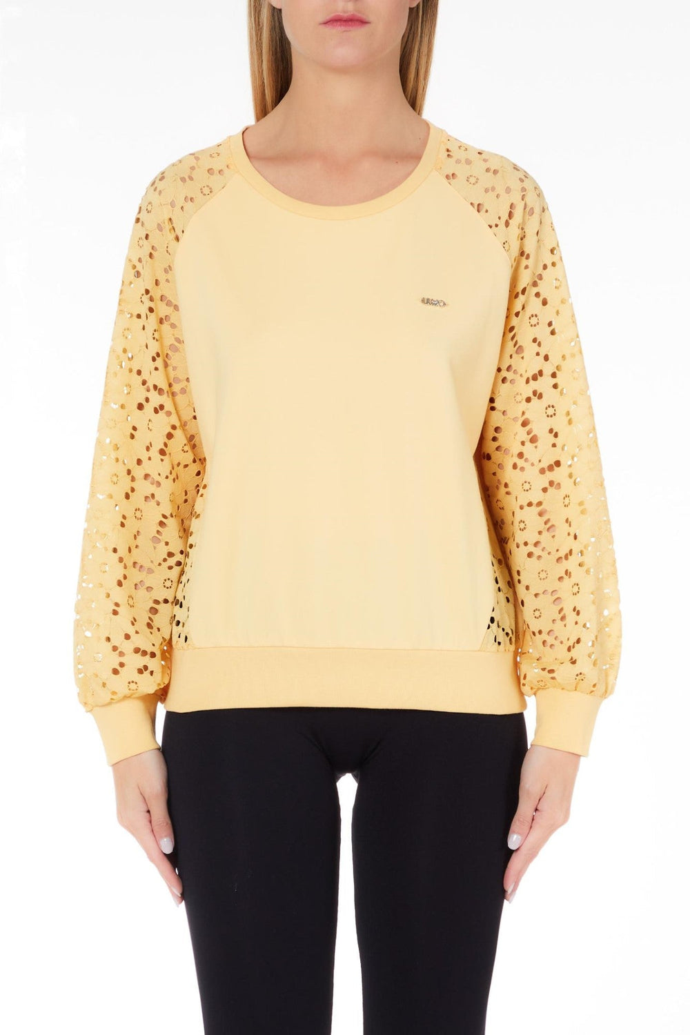 Bluza LIU JO UB10TA3159J5942 TOPURI SI BLUZE LIU JO Galben XS 8057590970529