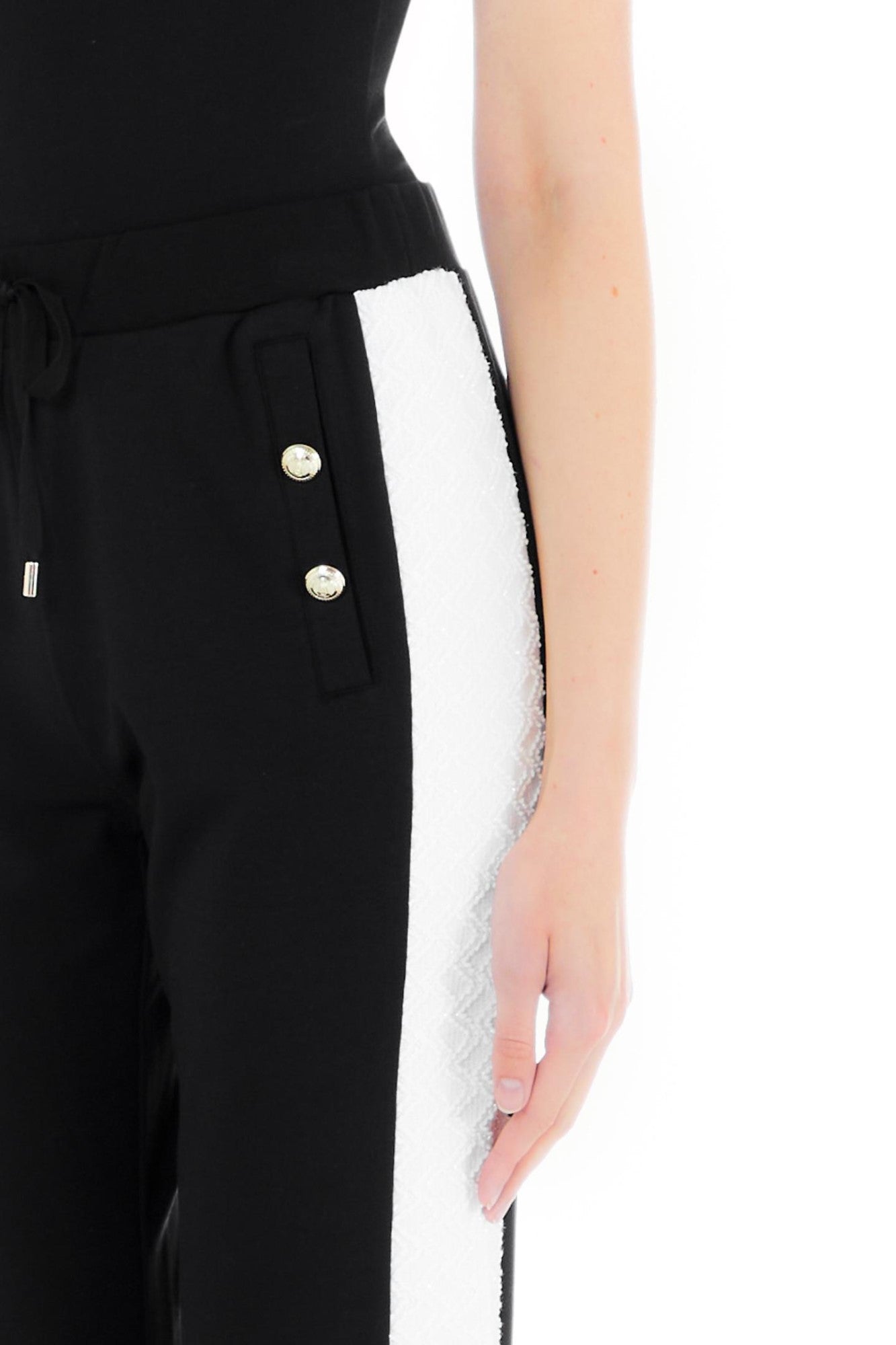 Pantaloni LIU JO de dama sport cu siret IMBRACAMINTE LIU JO   