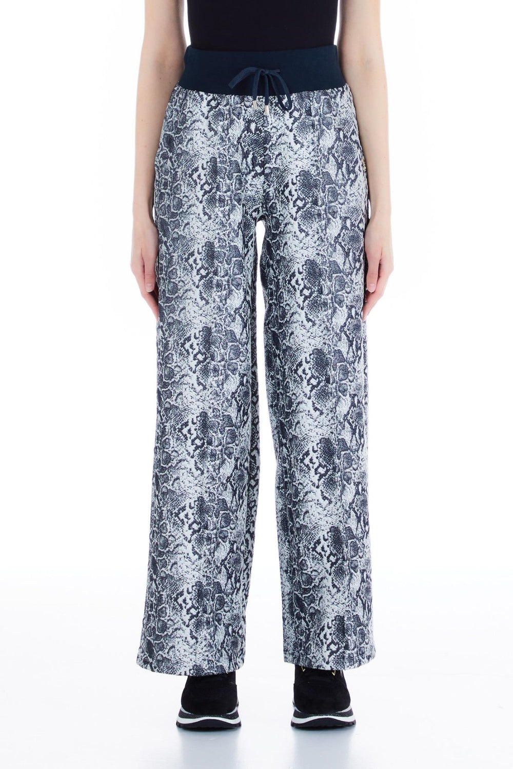 Pantaloni LIU JO de dama lejeri si cu siret in talie IMBRACAMINTE LIU JO Print XS 8055130724168