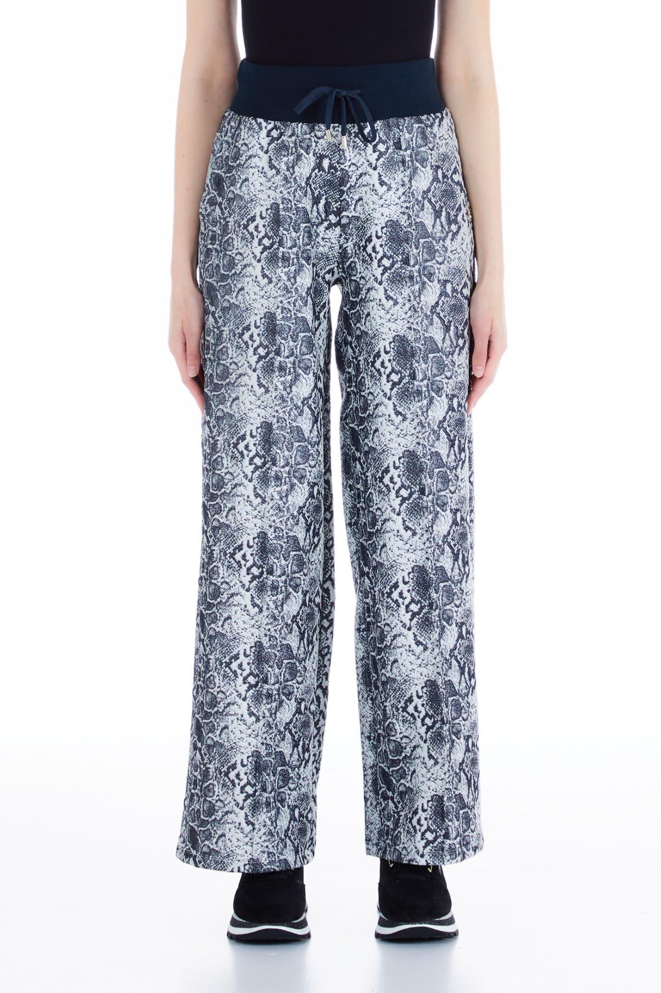 Pantaloni LIU JO de dama lejeri si cu siret in talie IMBRACAMINTE LIU JO Print XS 8055130724168