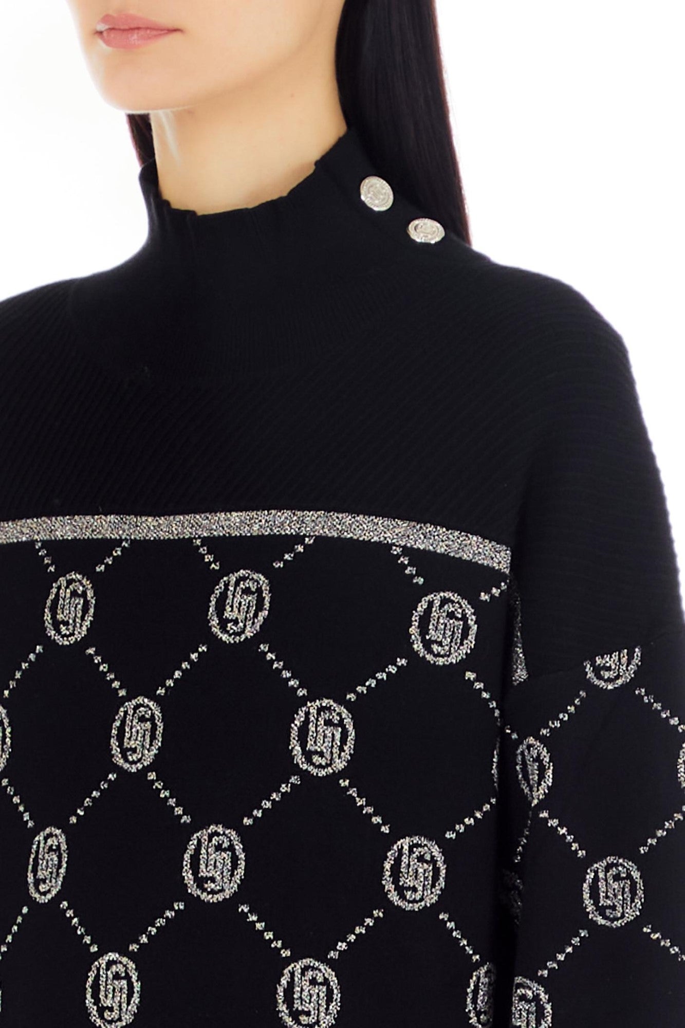 Rochie LIU JO de dama cu imprimeu logo IMBRACAMINTE LIU JO   