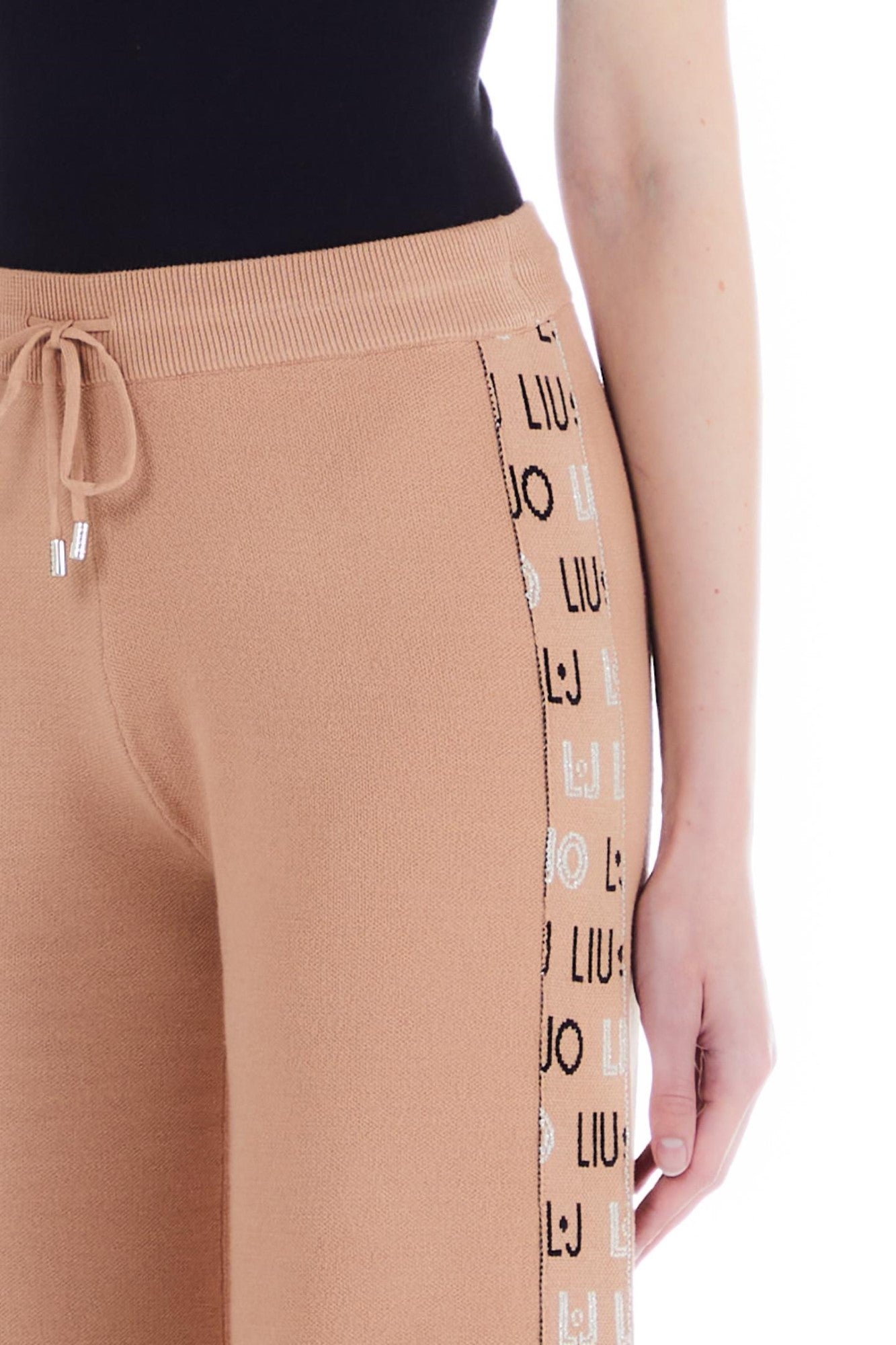 Pantaloni DAMA LIU JO evazati cu siret IMBRACAMINTE LIU JO   