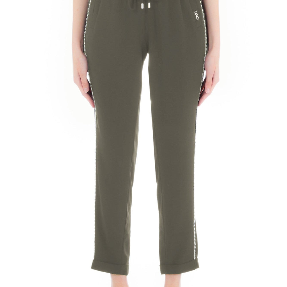 
                      
                        Pantaloni LIU JO de dama cu siret si logo la buzunar IMBRACAMINTE LIU JO Kaki XS 8054944052870
                      
                    