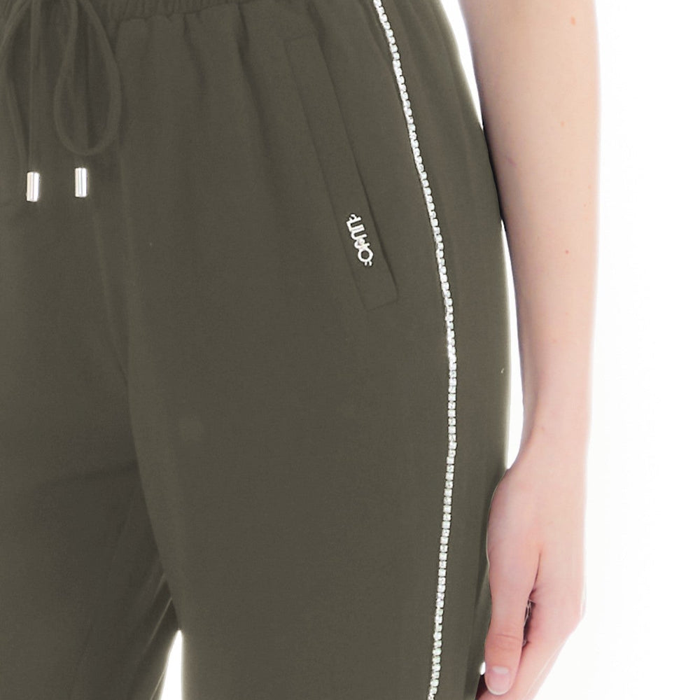 
                      
                        Pantaloni LIU JO de dama cu siret si logo la buzunar IMBRACAMINTE LIU JO   
                      
                    