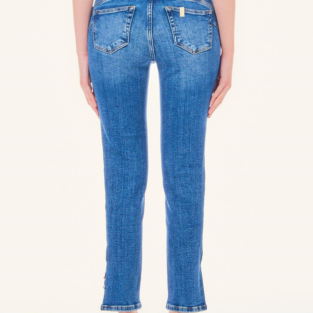 
                      
                        Pantaloni JIU JO Denim cu lanturi IMBRACAMINTE LIU JO   
                      
                    