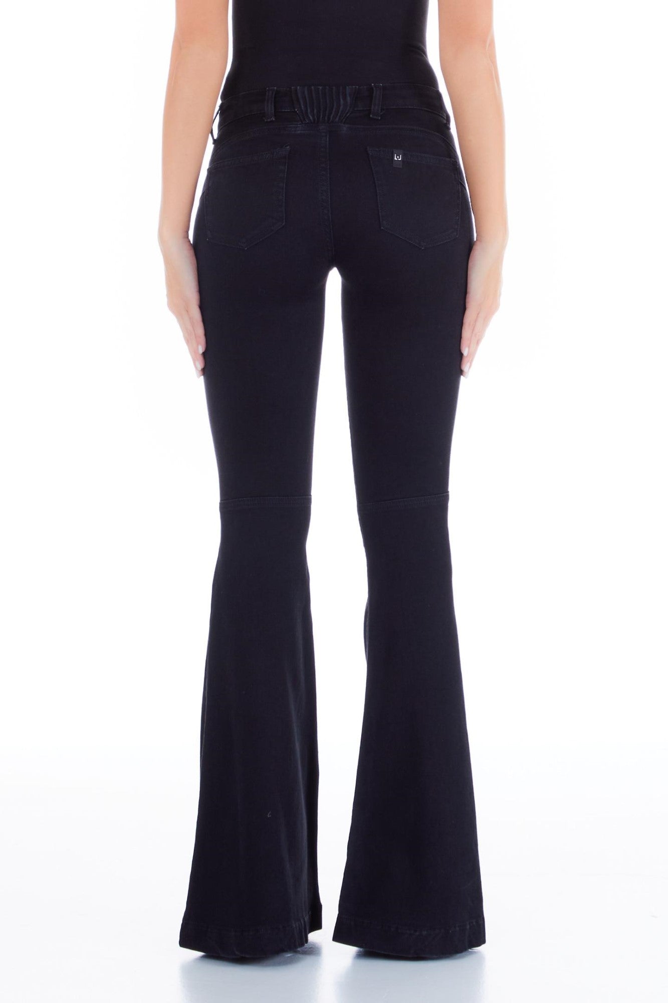 Pantaloni DAMA LIU JO din denim evazati IMBRACAMINTE LIU JO   