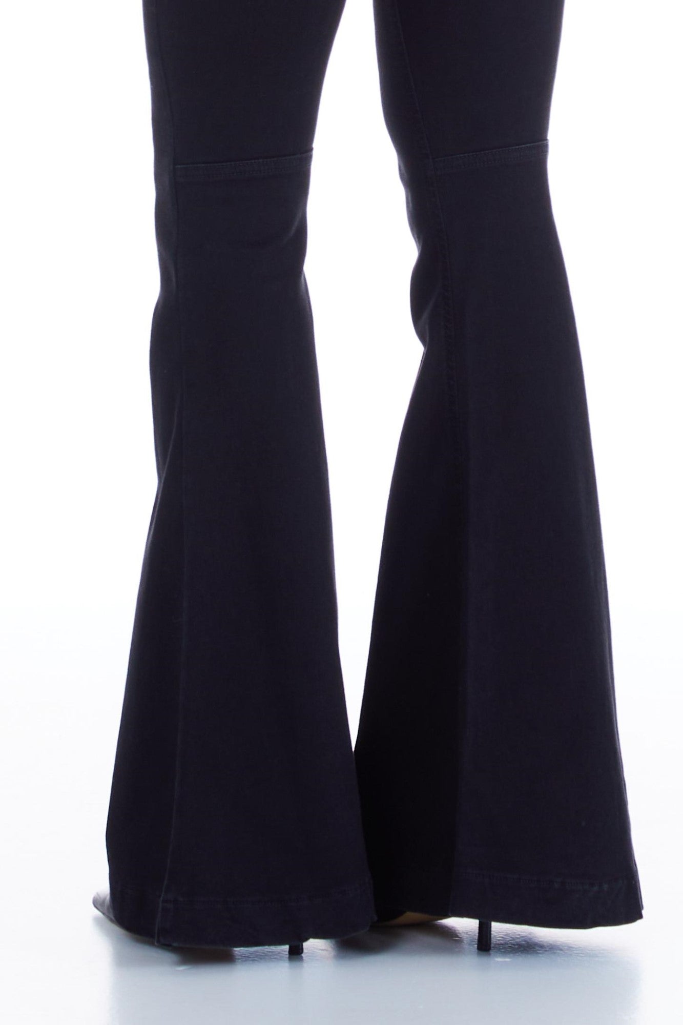Pantaloni DAMA LIU JO din denim evazati IMBRACAMINTE LIU JO   