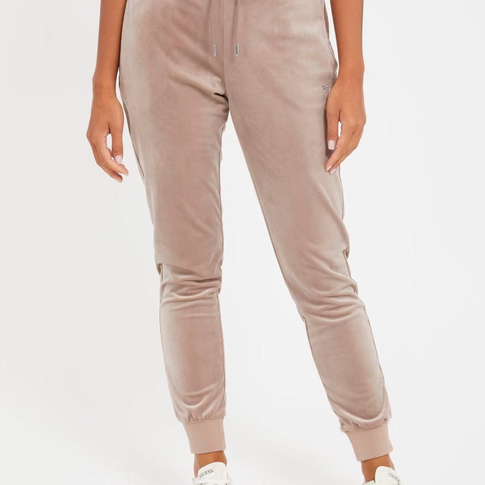 Pantaloni GUESS sport cu siret IMBRACAMINTE GUESS Roz XS 7622336528541