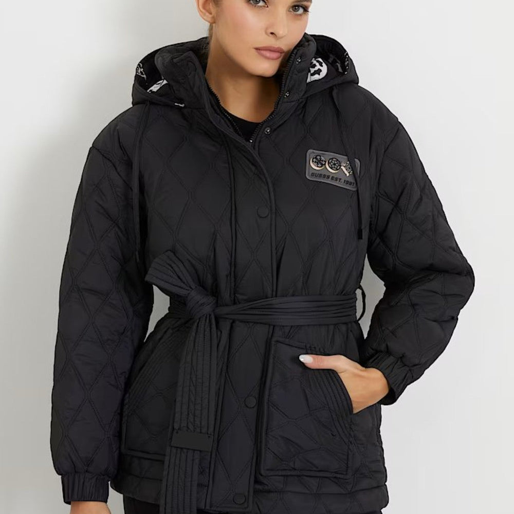 
                      
                        Geaca GUESS cu gluga si nasturi IMBRACAMINTE GUESS Negru XXS 7622336531091
                      
                    