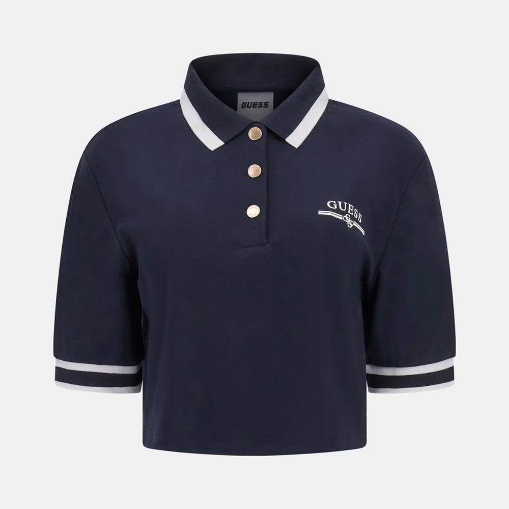 
                      
                        Tricou GUESS De Dama Scurt Cu Banda La Maneci Si Guler Polo IMBRACAMINTE GUESS   
                      
                    