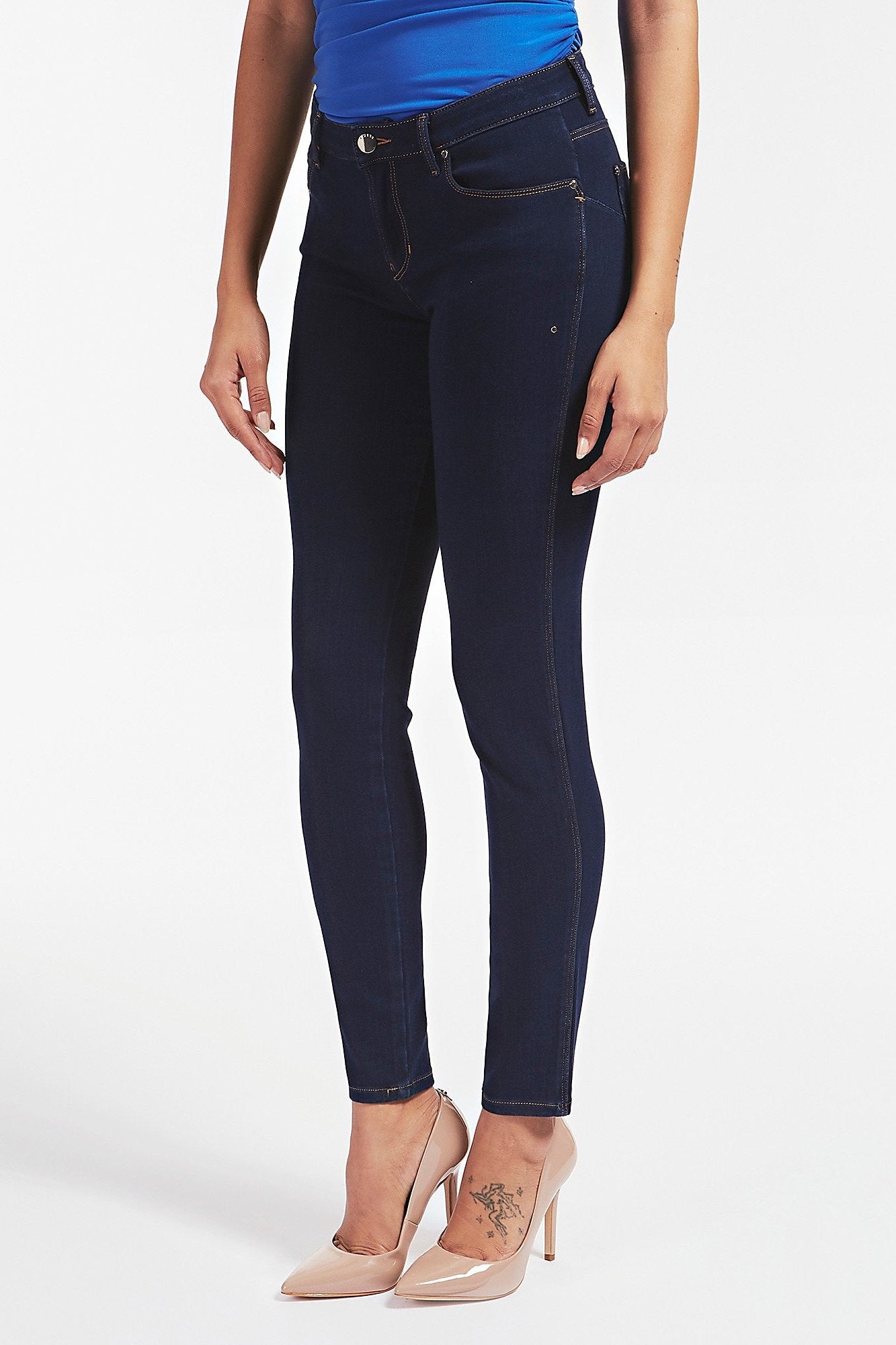 Pantaloni Denim GUESS UB10W0YAJ2D42I1 - UnicBrands.ro - IMBRACAMINTE - GUESS
