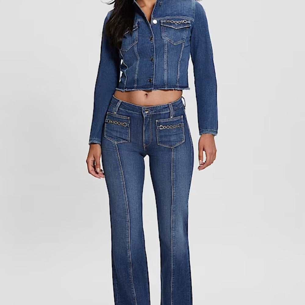 
                      
                        Geaca GUESS cu nasturi IMBRACAMINTE GUESS   
                      
                    