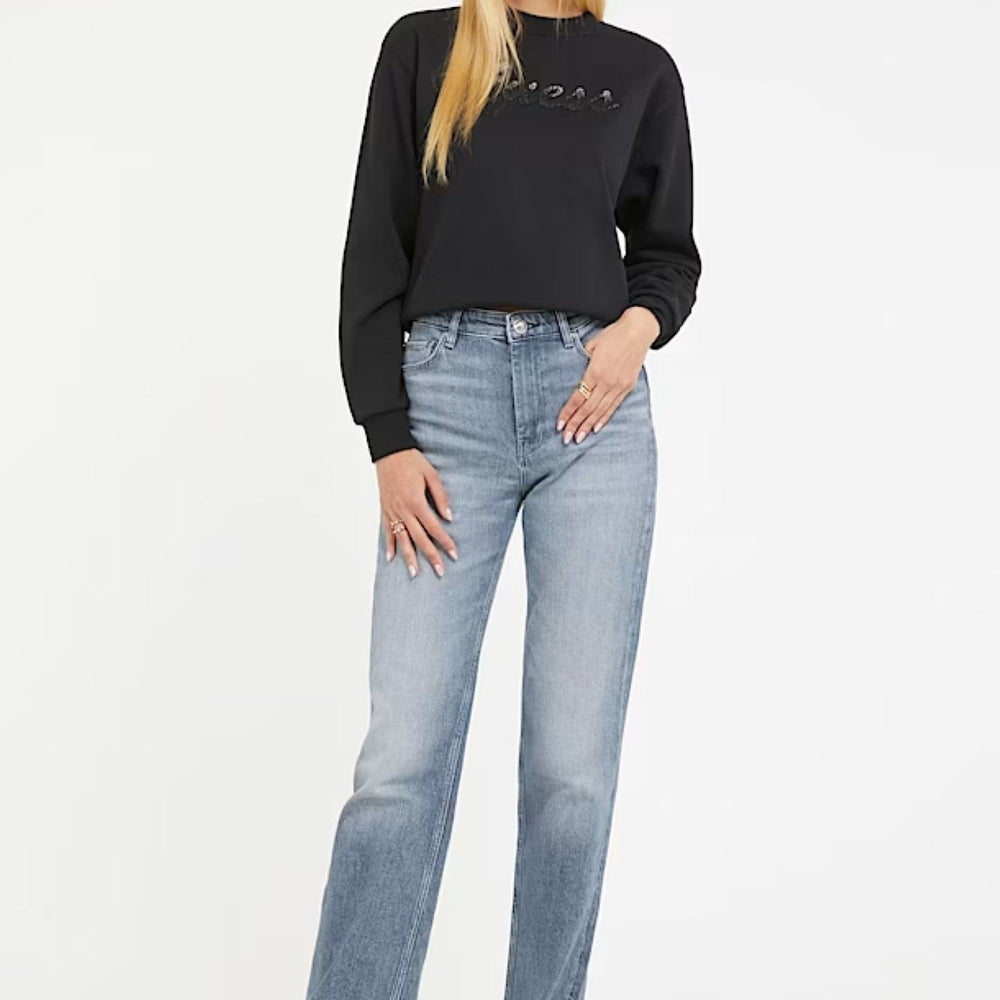 
                      
                        Pulover GUESS cu logo si culer rotund IMBRACAMINTE GUESS   
                      
                    