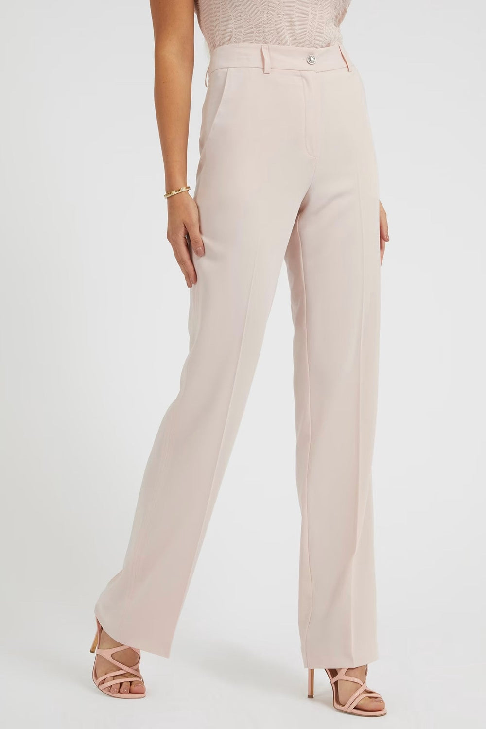 Pantaloni DAMA MARCIANO by GUESS cu buzunare laterale IMBRACAMINTE MARCIANO Roz XS 7622078881980