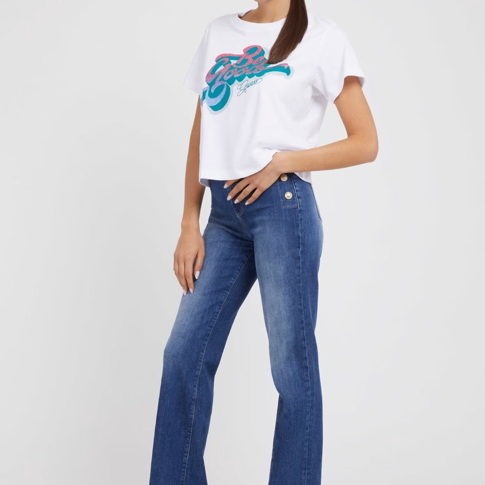 
                      
                        Tricou Dama GUESS regular fit din bumbac TRICOURI GUESS   
                      
                    