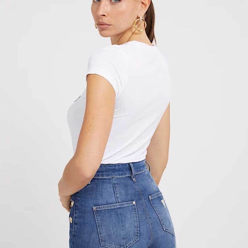 
                      
                        Tricou GUESS cu decolteu rotund si logo IMBRACAMINTE GUESS   
                      
                    