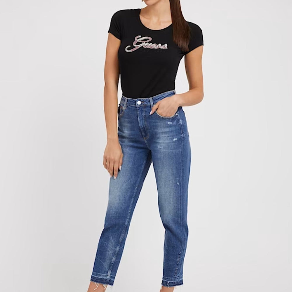 
                      
                        Tricou GUESS cu decolteu rotund si logo IMBRACAMINTE GUESS   
                      
                    