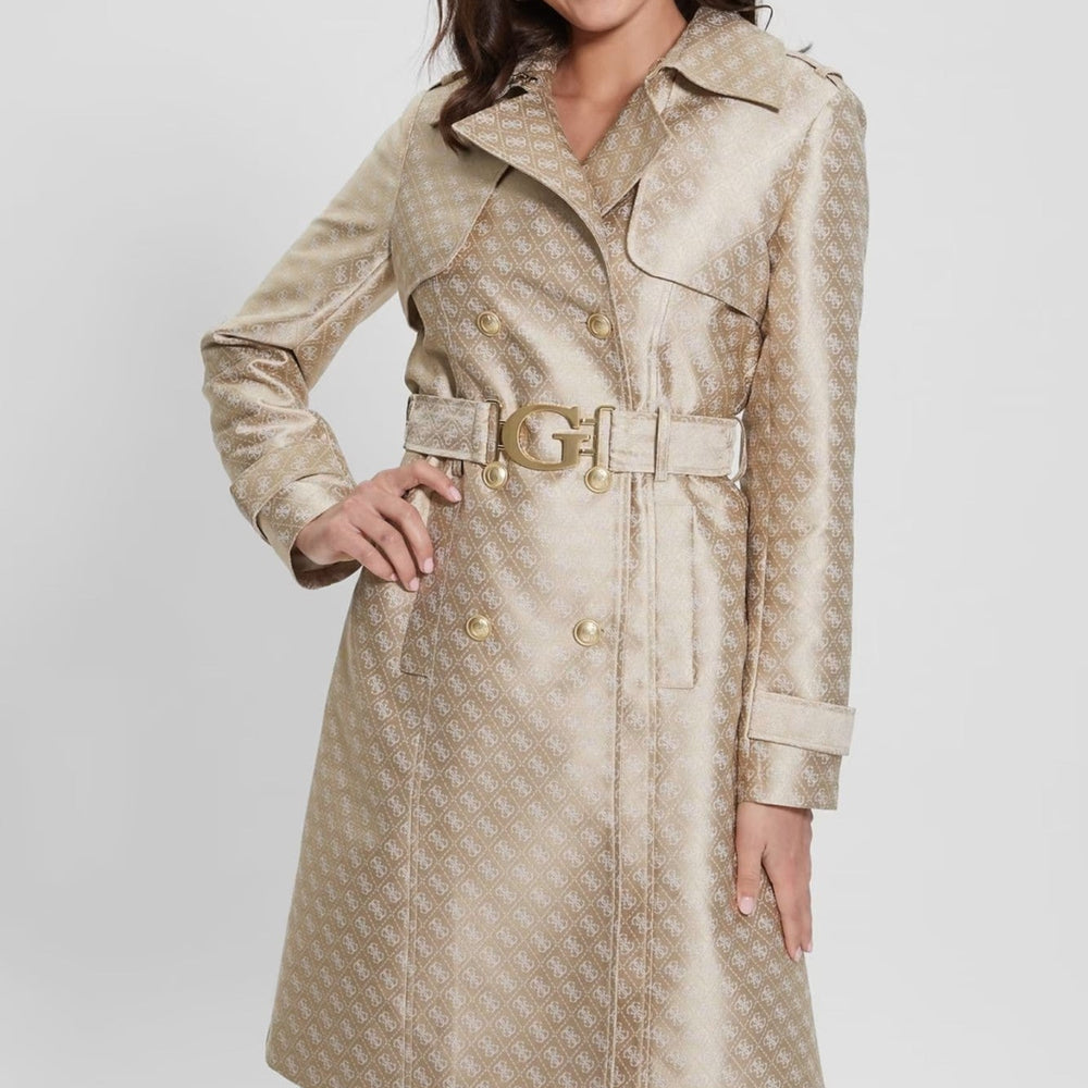 
                      
                        Palton Dama GUESS cu nasturi si cordon in talie GECI SI JACHETE GUESS   
                      
                    