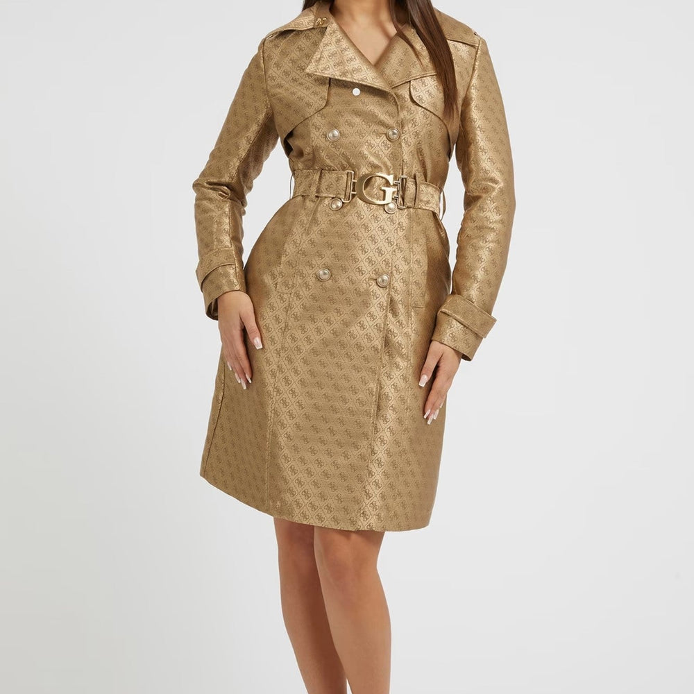 
                      
                        Palton Dama GUESS cu nasturi si cordon in talie GECI SI JACHETE GUESS   
                      
                    