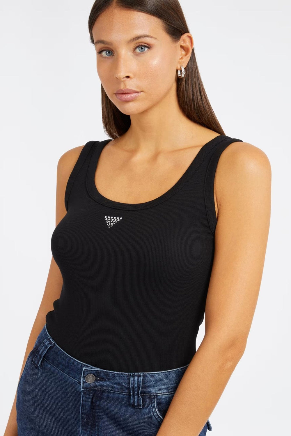 Top De Dama GUESS IMBRACAMINTE GUESS Negru XS 762233655903