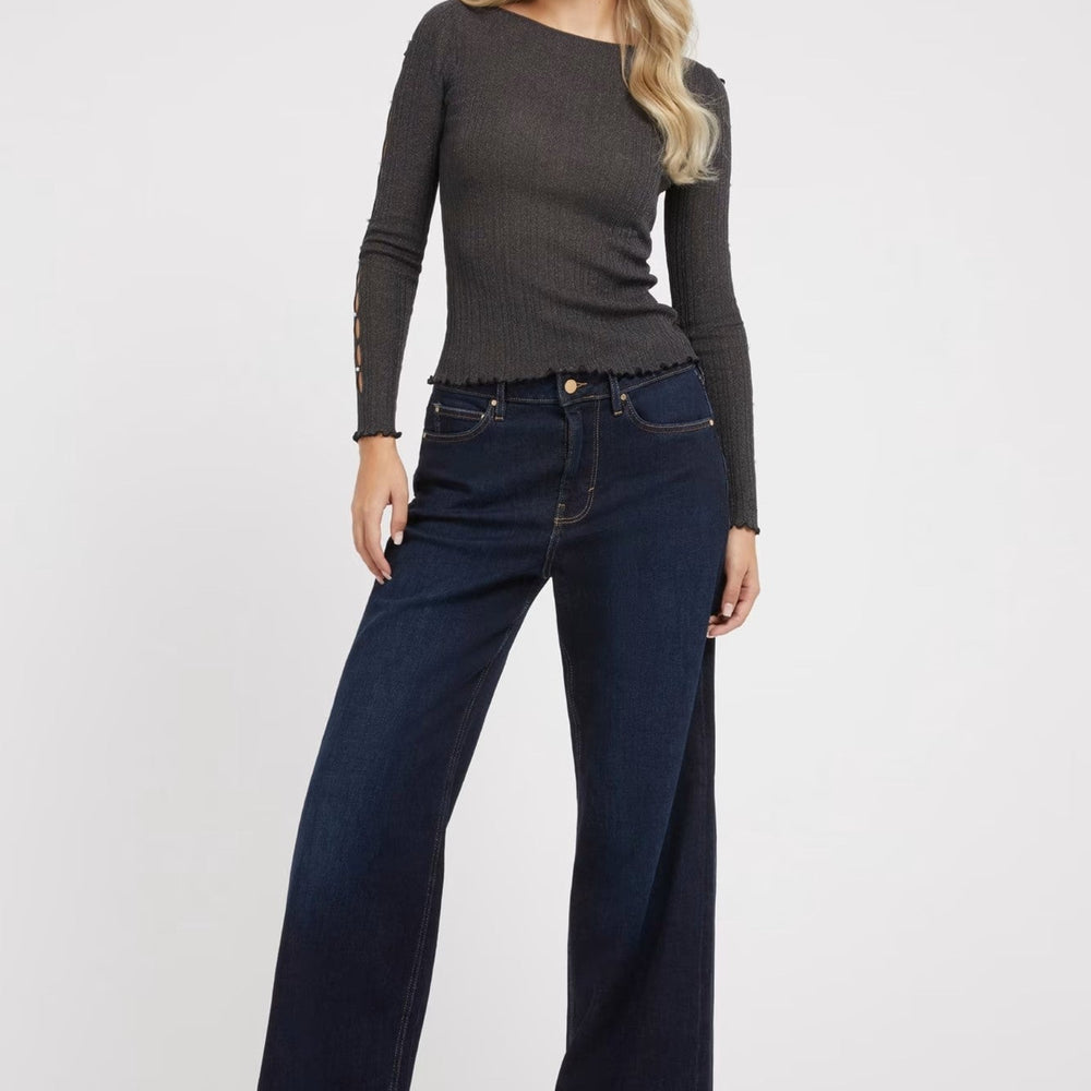 
                      
                        Pulover dama GUESS cu aspect tricotat TOPURI SI BLUZE GUESS   
                      
                    